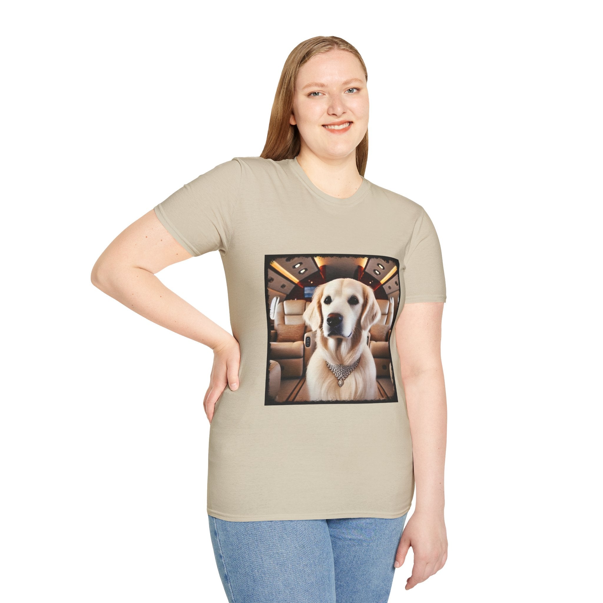 Golden Retriever Jet Setter | Unisex Dog T-Shirt