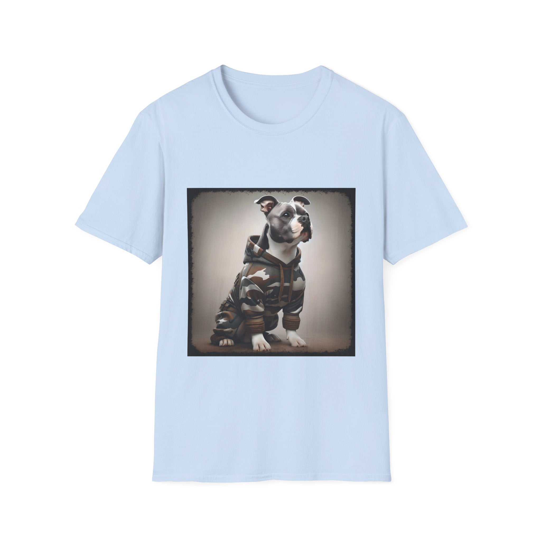 American Pit Bull Terrier Camo Cutie | Unisex Dog T-Shirt