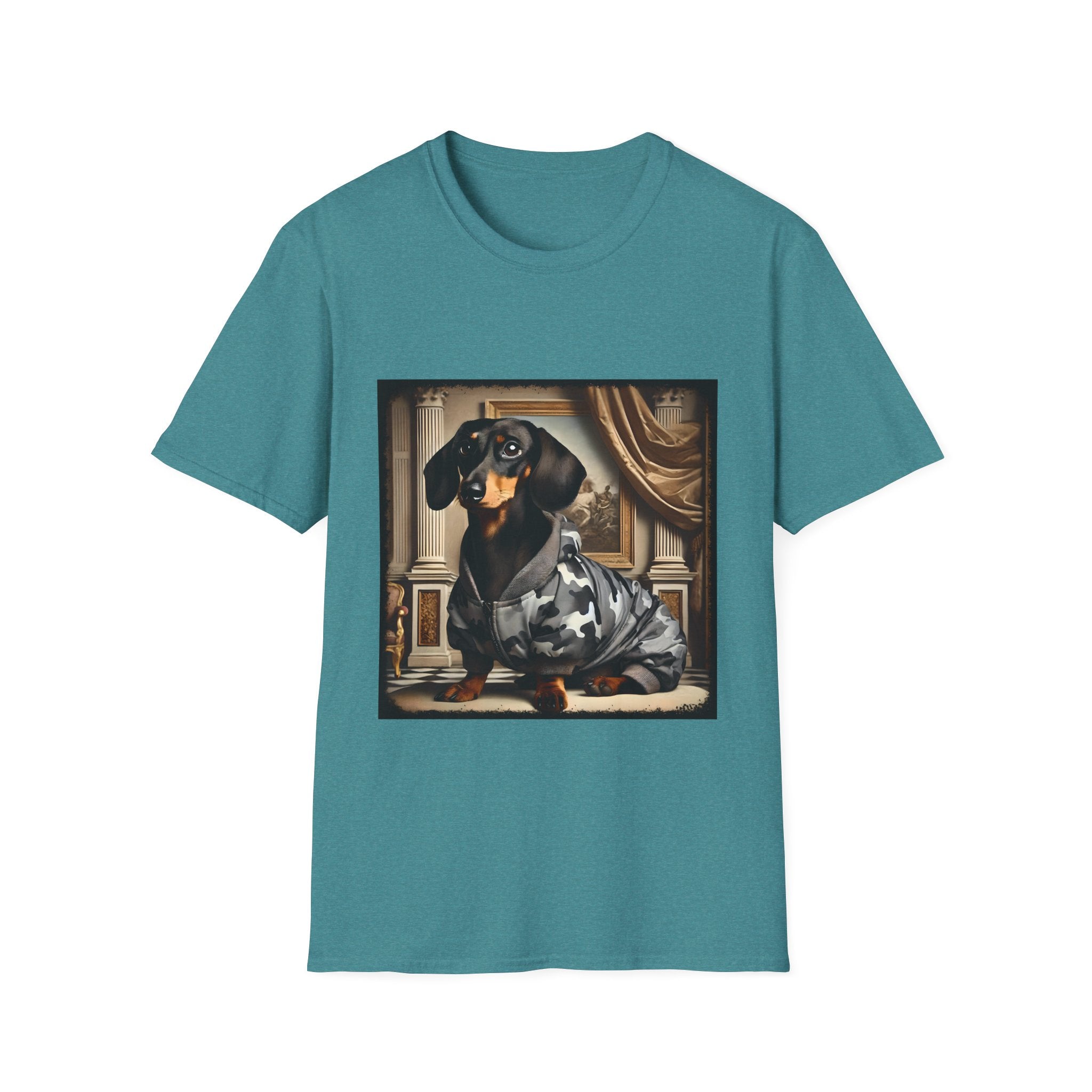 Dachshund Camo Cutie | Unisex Dog T-Shirt