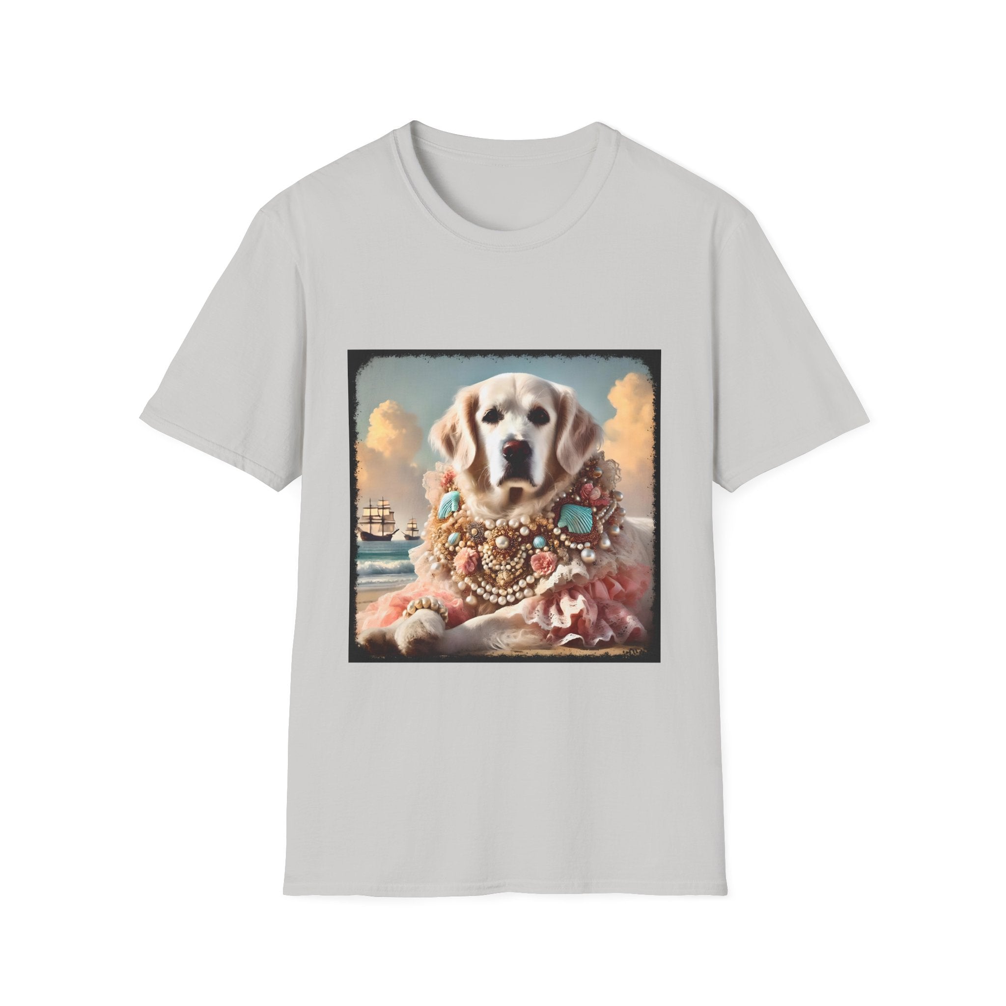 Golden Retriever Beach Beauty | Unisex Dog T-Shirt