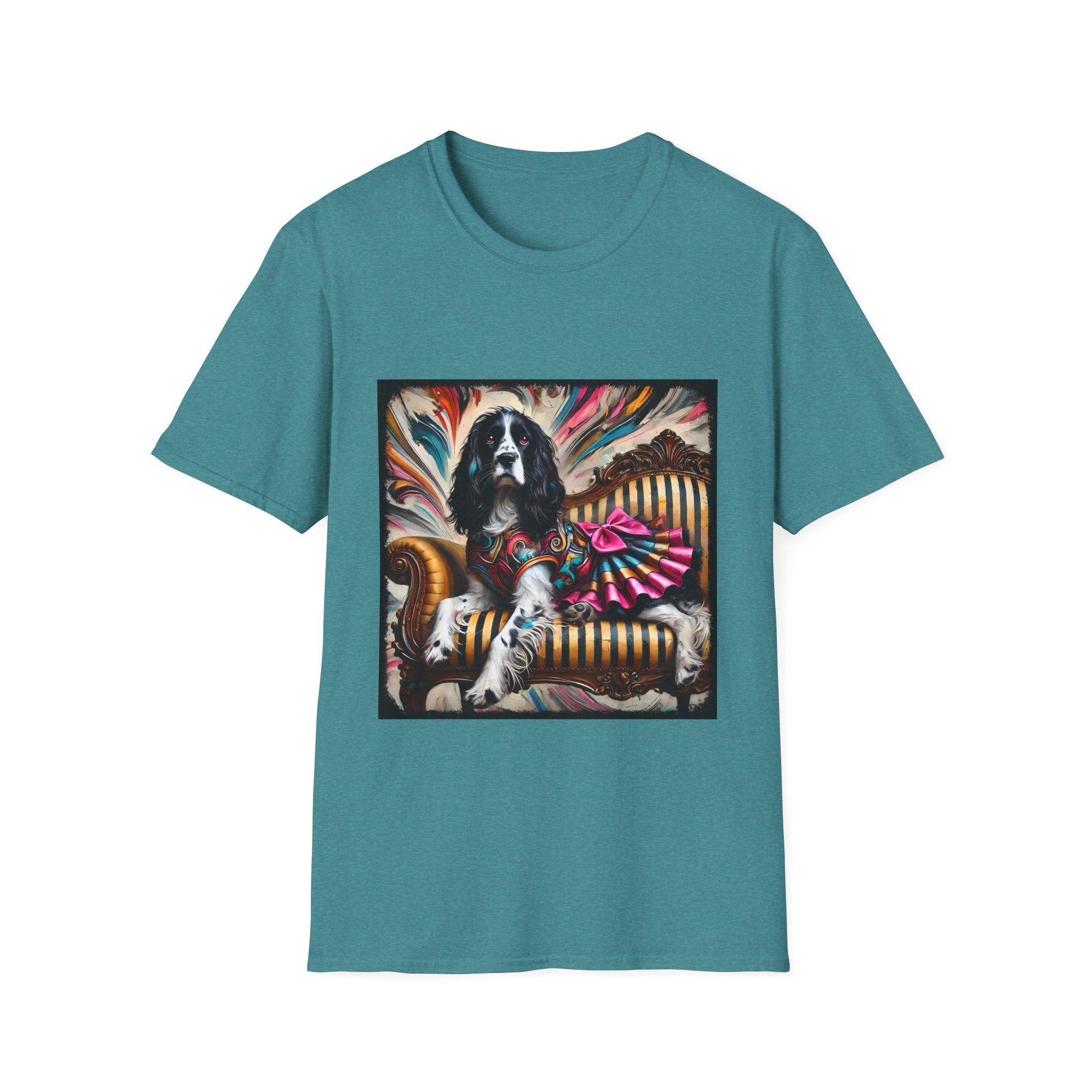 English Springer Spaniel Rebel Rocker | Unisex Dog T-Shirt