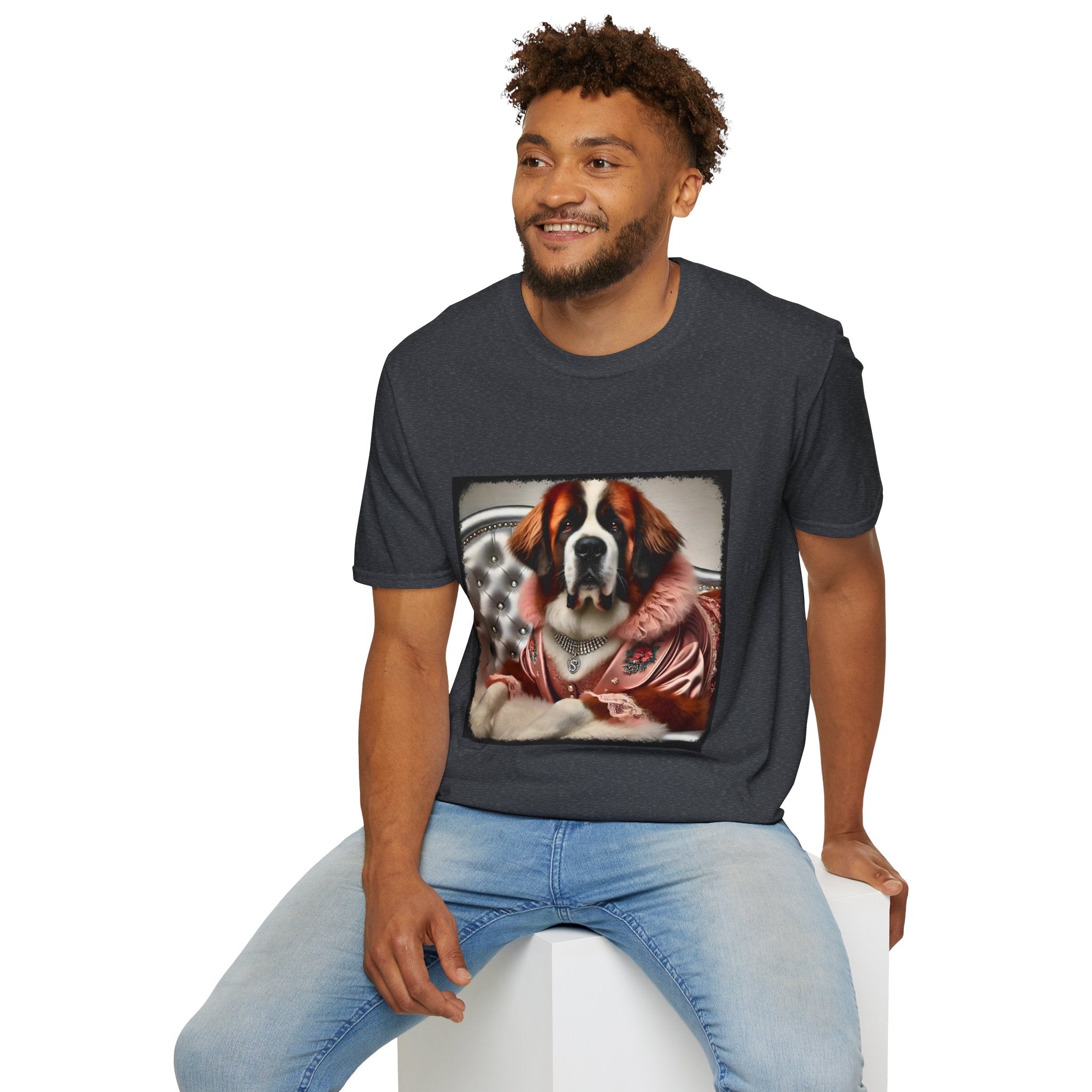 Saint Bernard Sweet Treat | Unisex Dog T-Shirt