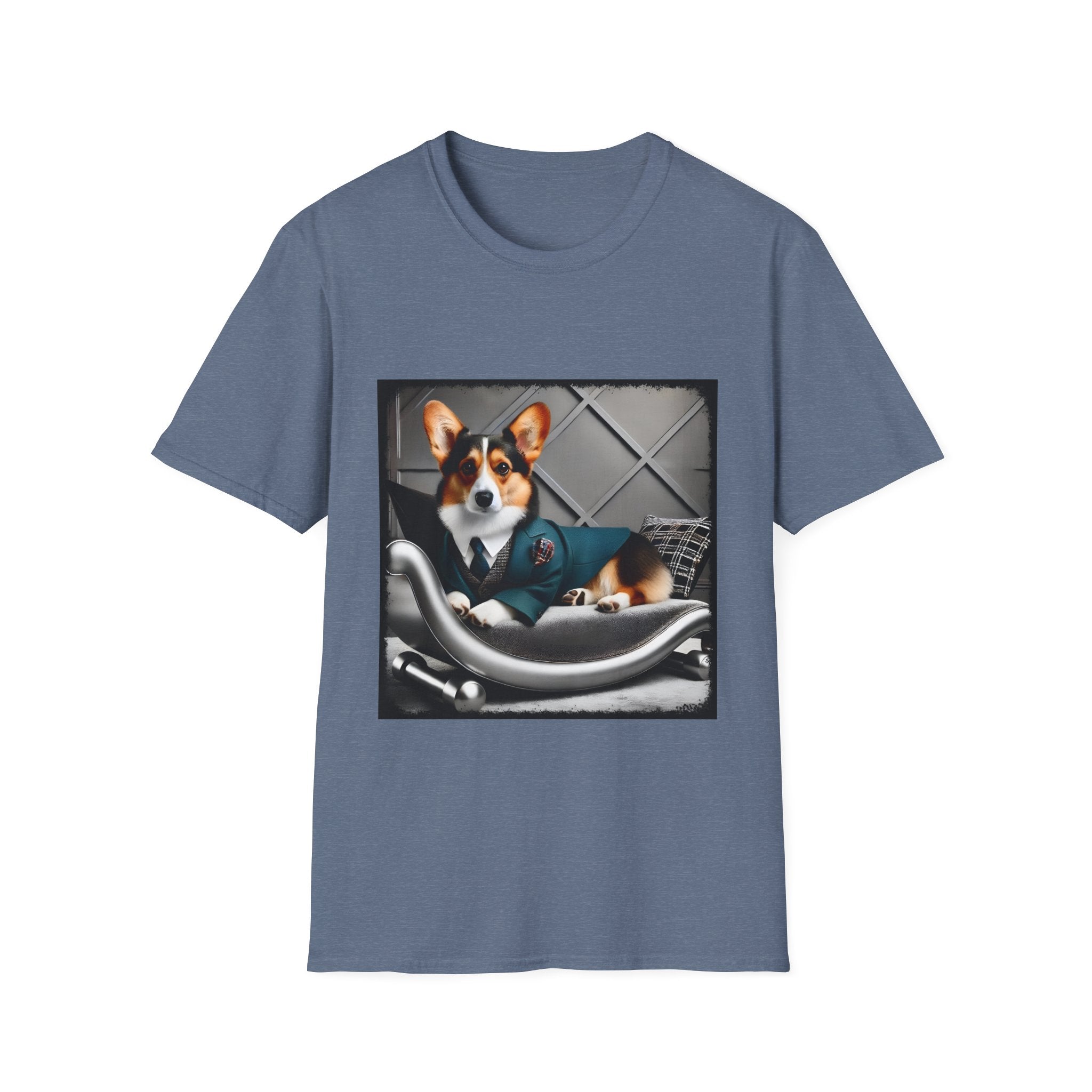 Pembroke Welsh Corgi Chic Chap | Unisex Dog T-Shirt