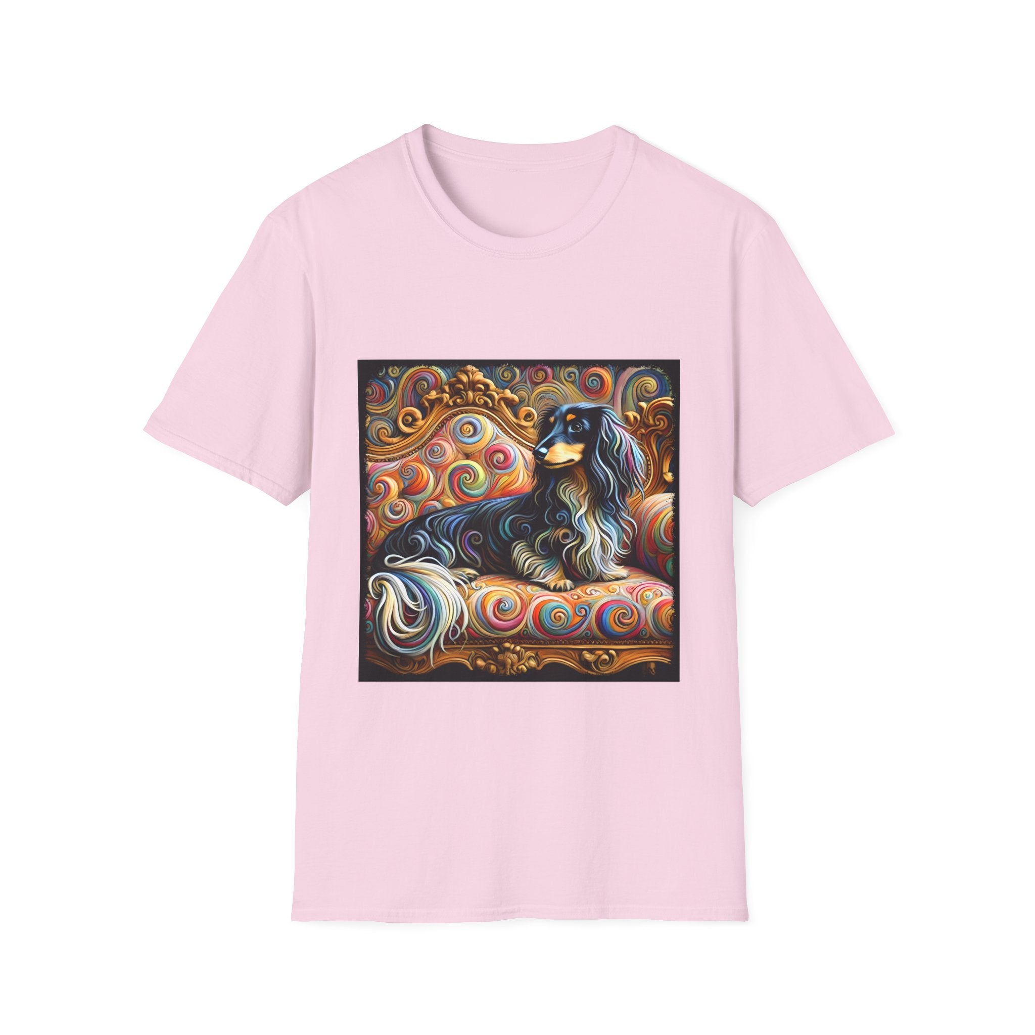 Dachshund Bold Swirl | Unisex Dog T-Shirt
