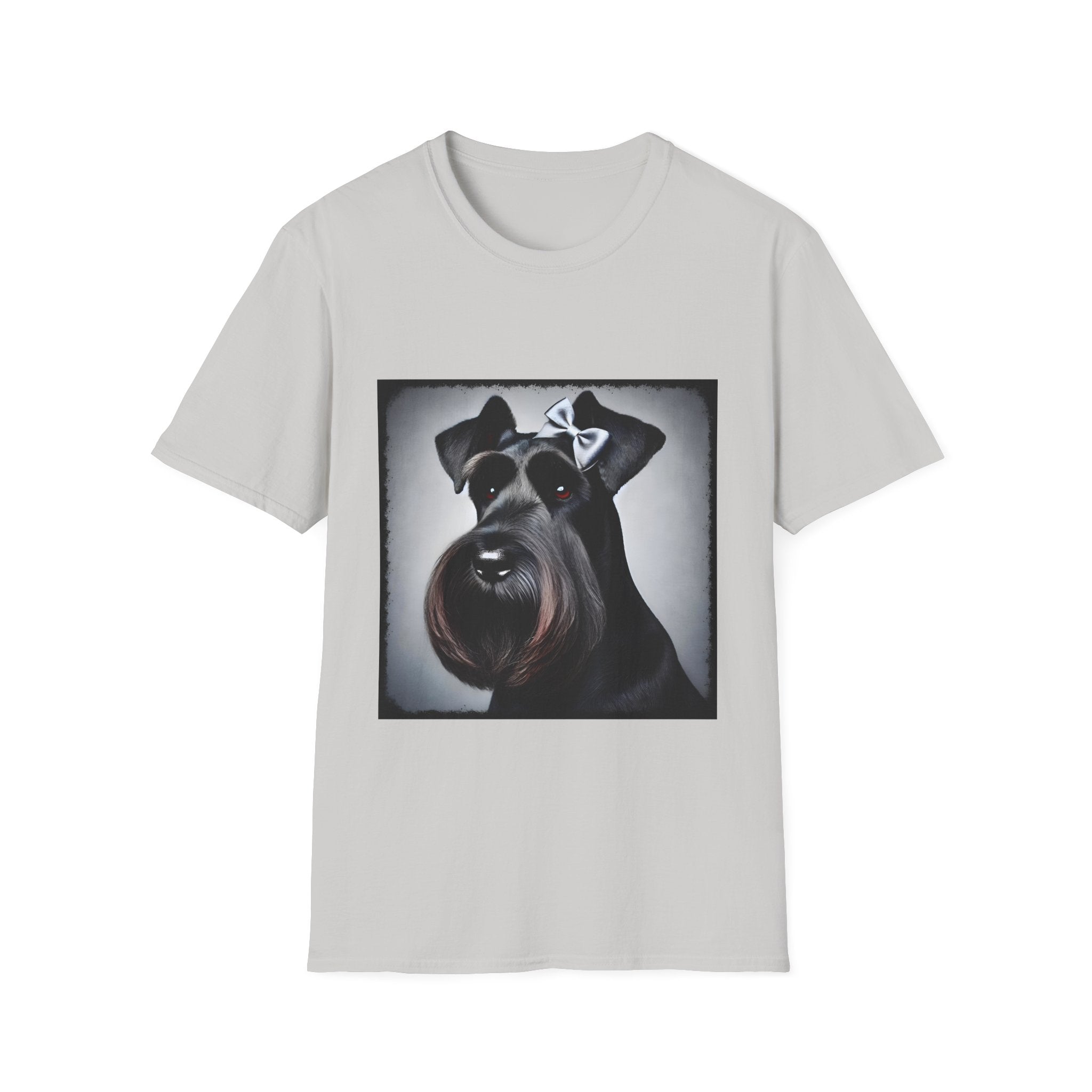 Schnauzer Bow Baddie | Unisex Dog T-Shirt