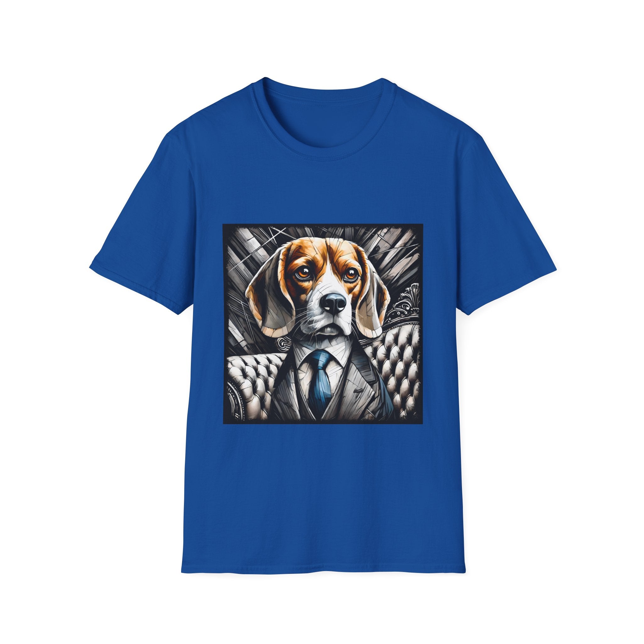 Beagle B&W Bold Eyes | Unisex Dog T-Shirt