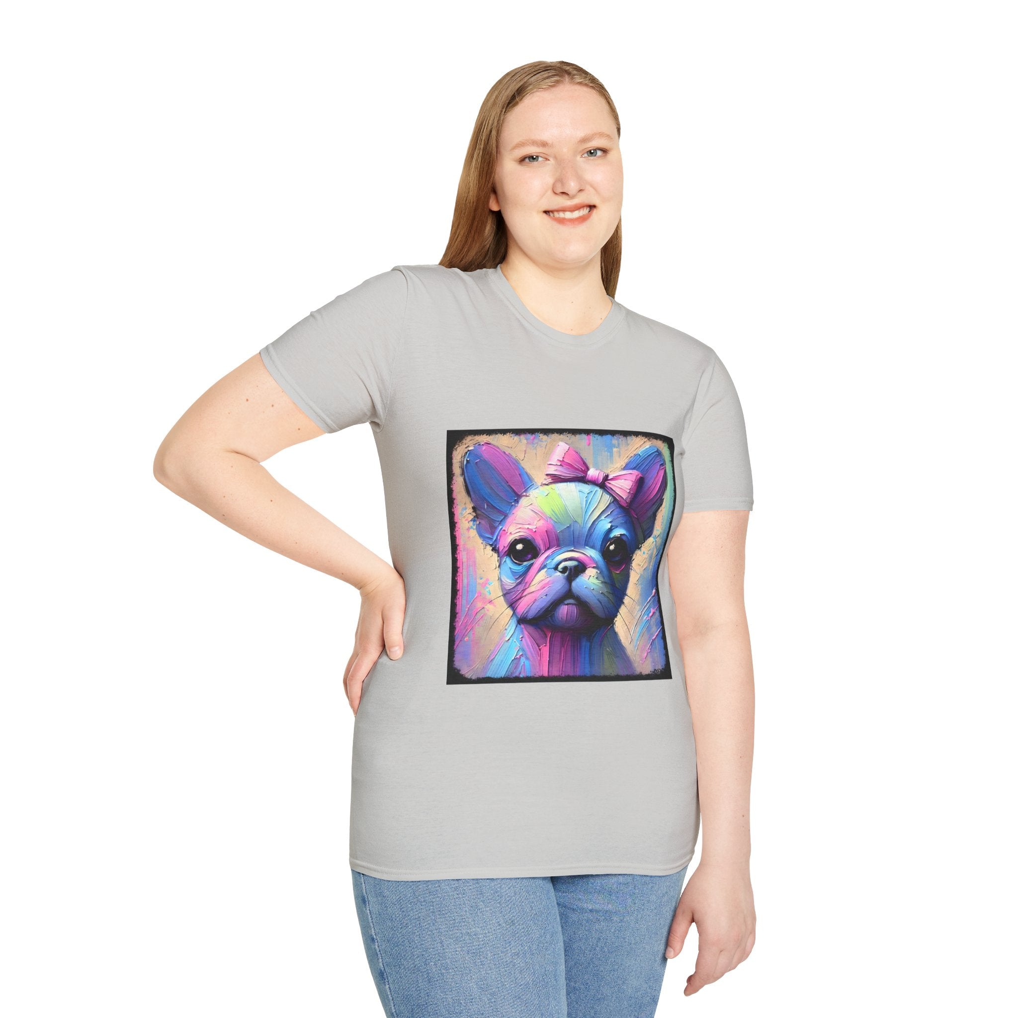 French Bulldog Neon Classic | Unisex Dog T-Shirt