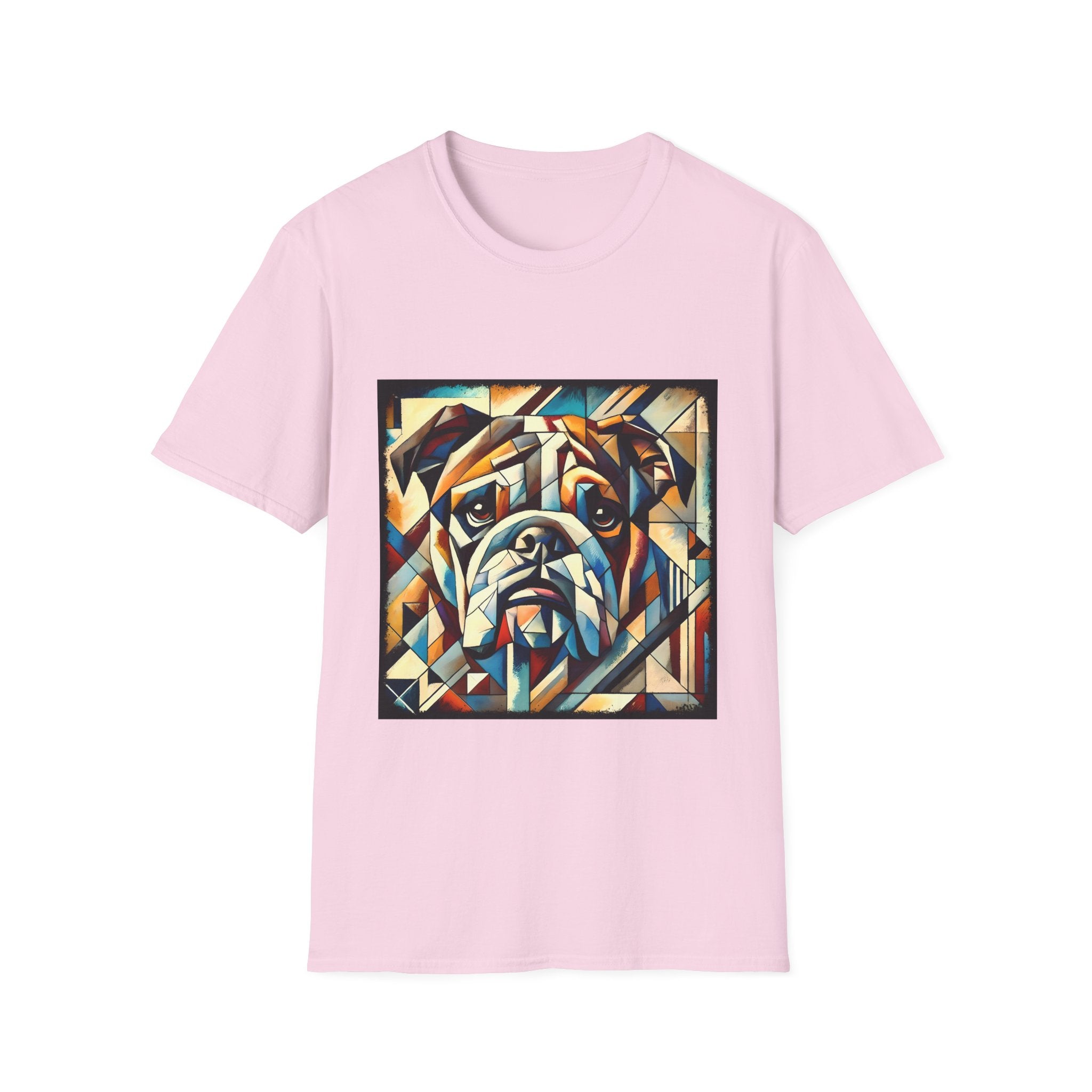 Bulldog Warm Geometric | Unisex Dog T-Shirt
