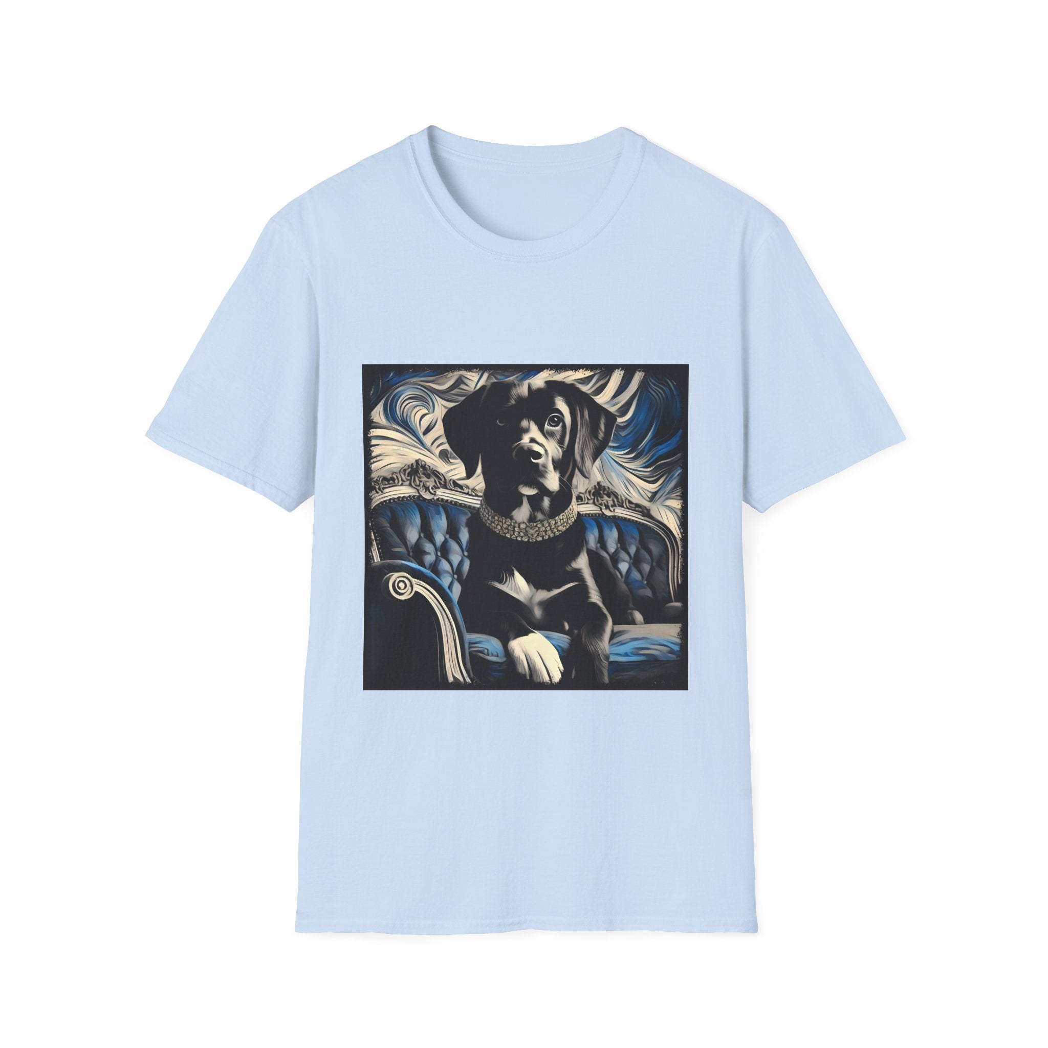 Labrador Retriever Blue and Black Swirl | Unisex Dog T-Shirt