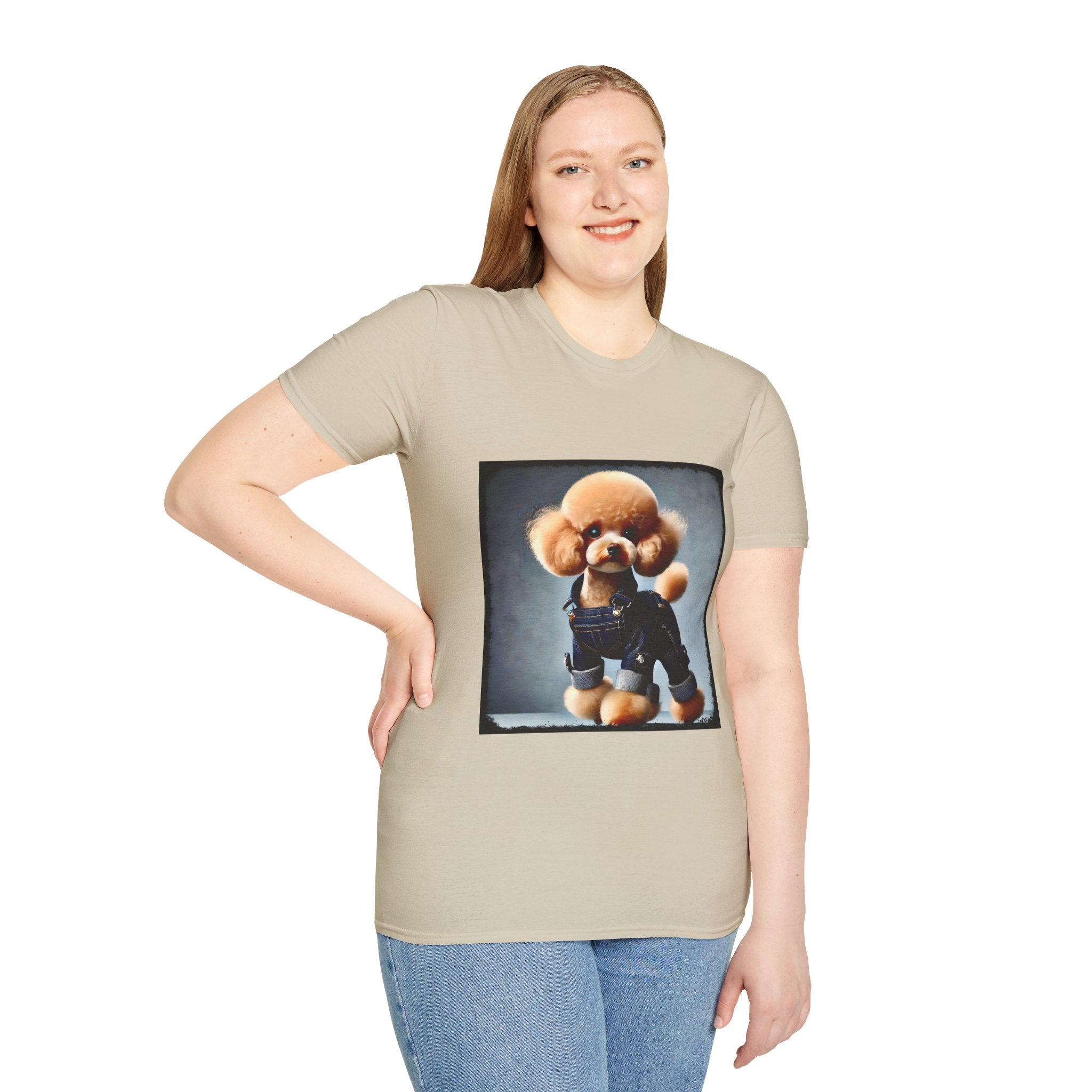 Poodle Denim Dream | Unisex Dog T-Shirt