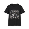 Pomeranian B&W Bold Eyes | Unisex Dog T-Shirt