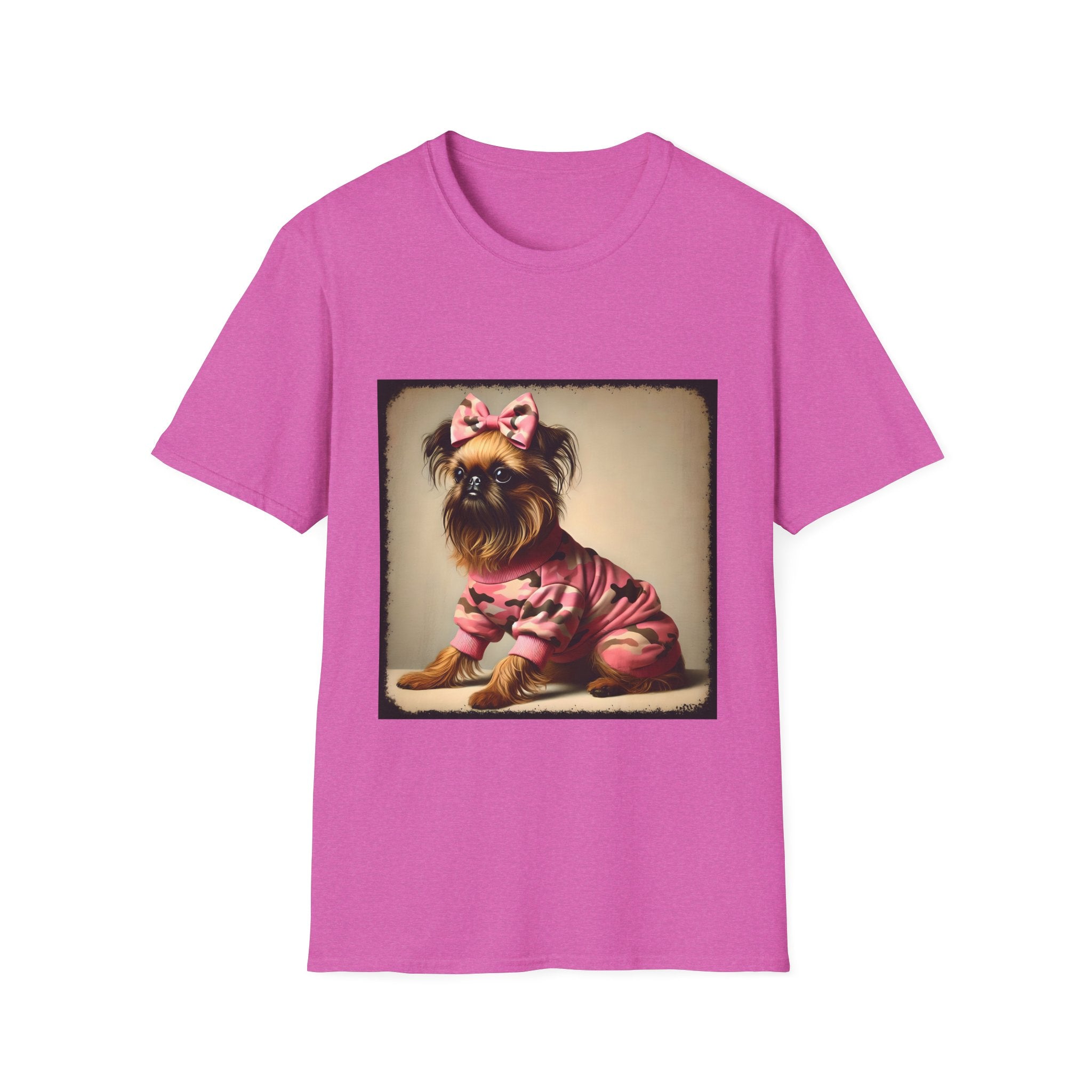 Brussels Griffon Camo Cutie | Unisex Dog T-Shirt