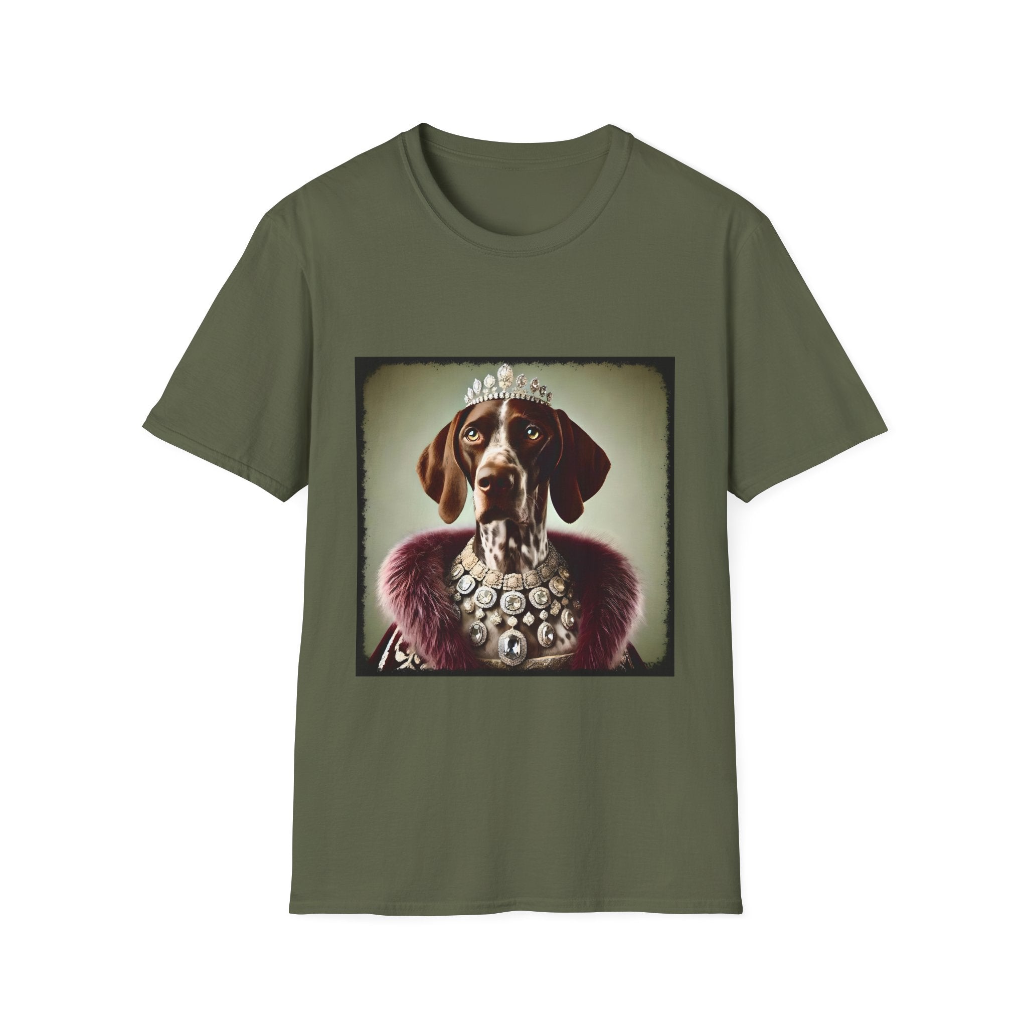 German Shorthaired Pointer Crystal Queen | Unisex Dog T-Shirt