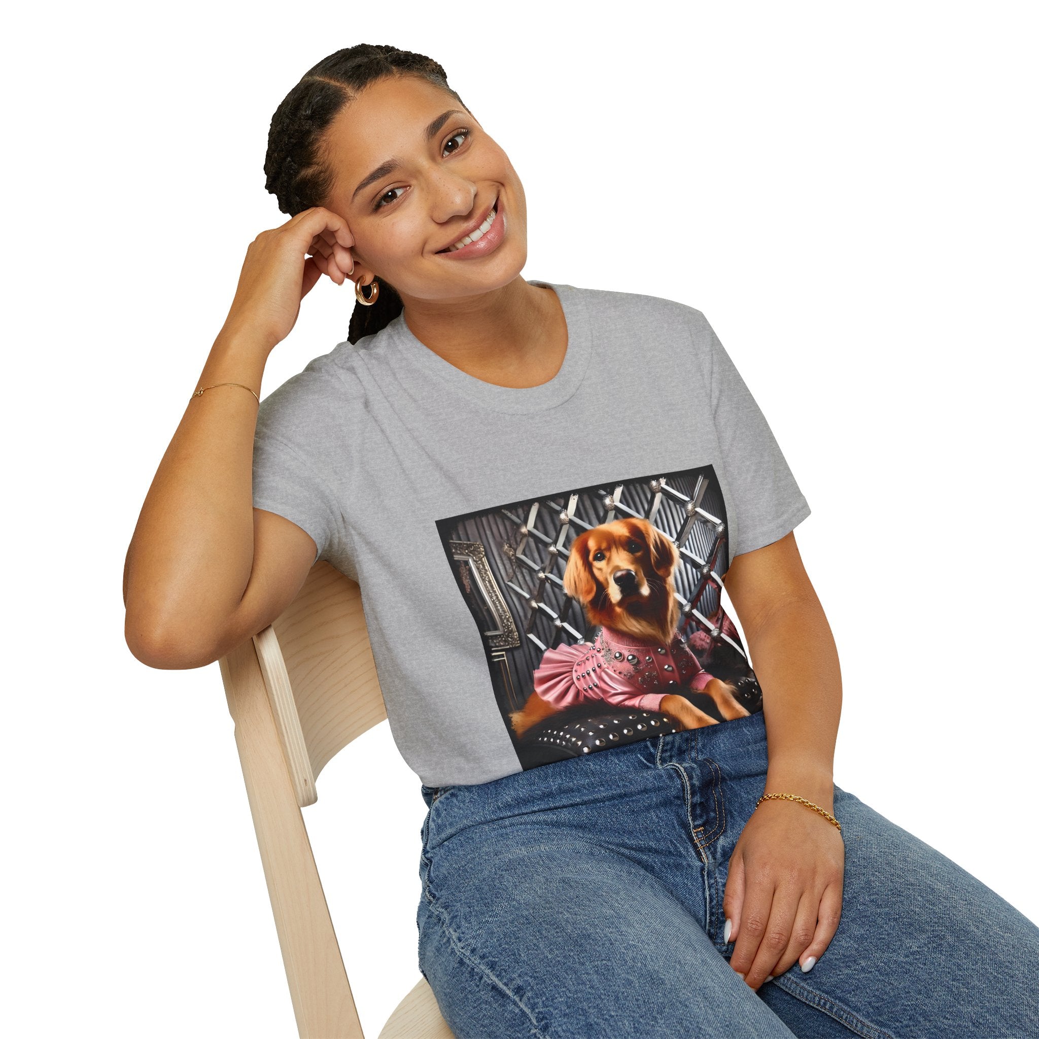 Golden Retriever Glam Icon | Unisex Dog T-Shirt