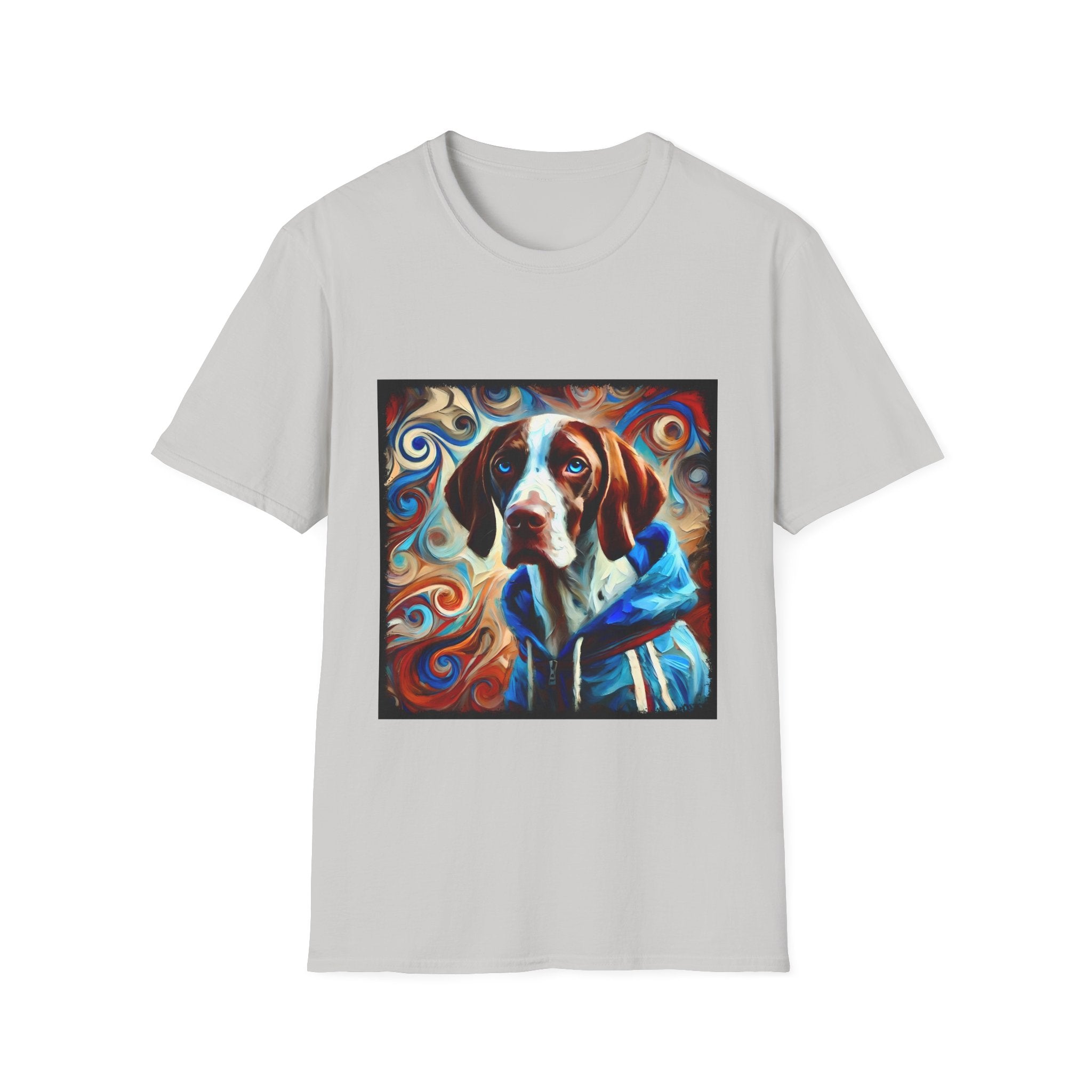 German Shorthaired Pointer Comfy Swirl | Unisex Dog T-Shirt