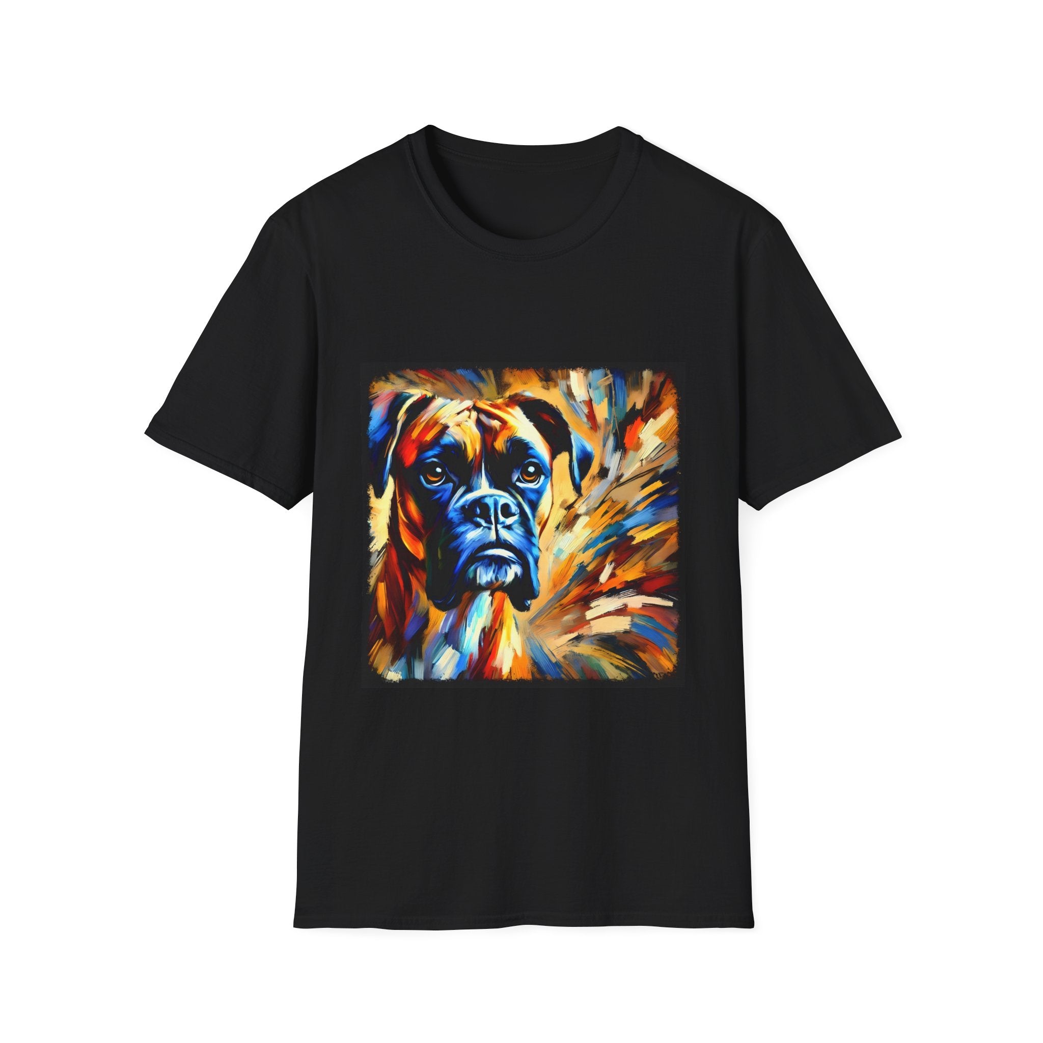 Boxer Sunburst Swirl  | Unisex Dog T-Shirt
