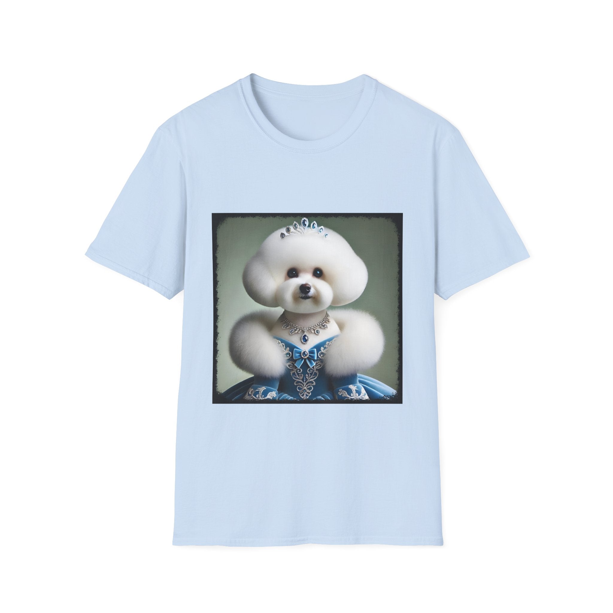 Bichon Frise Blue Belle | Unisex Dog T-Shirt