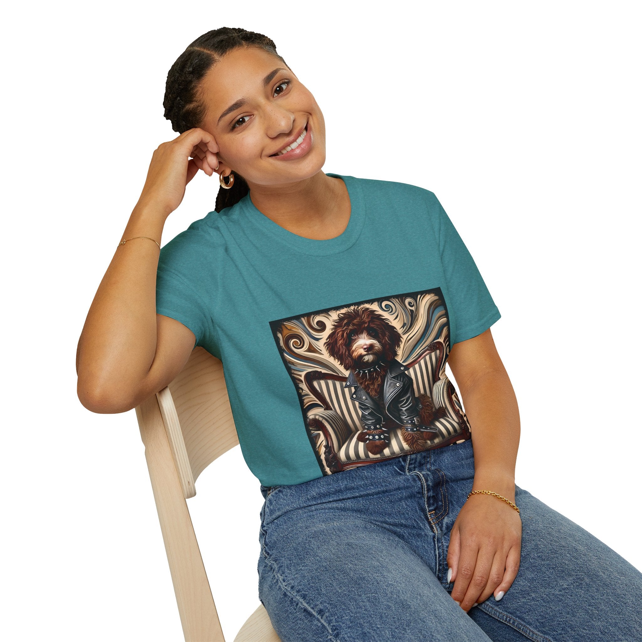 Labradoodle Chocolate Rocker | Unisex Dog T-Shirt