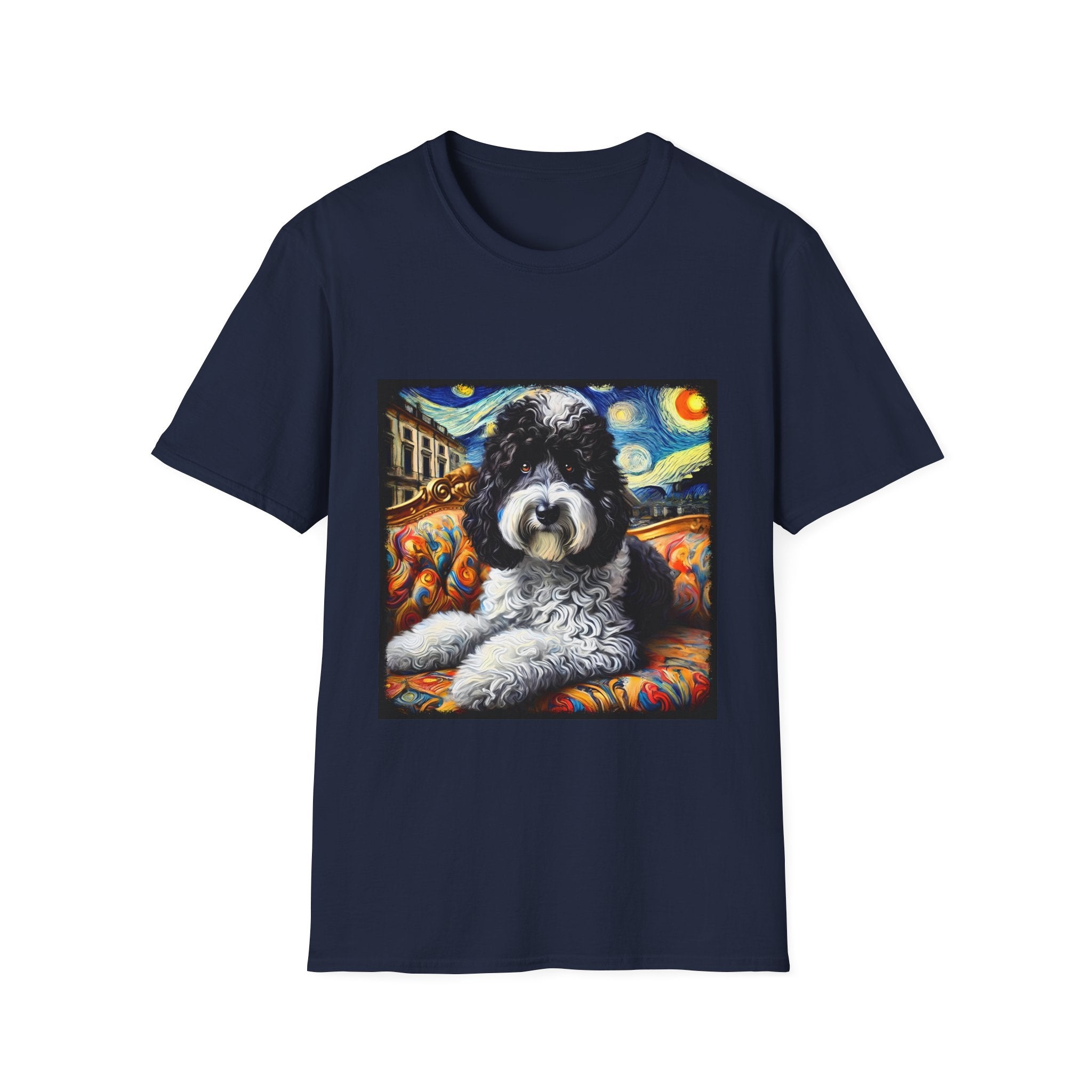 Sheepadoodle Starry Swirl | Unisex Dog T-Shirt