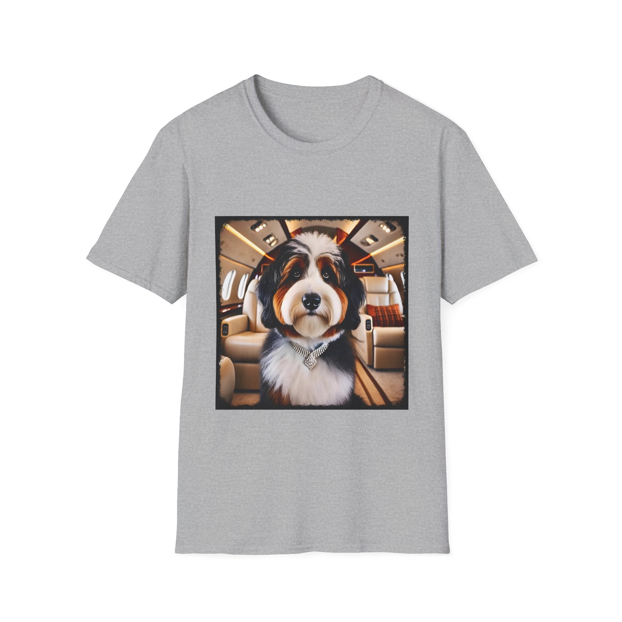 Bernedoodle Jet Setter | Unisex Dog T-Shirt