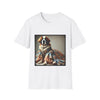 Saint Bernard Pawsh Portrait | Unisex Dog T-Shirt