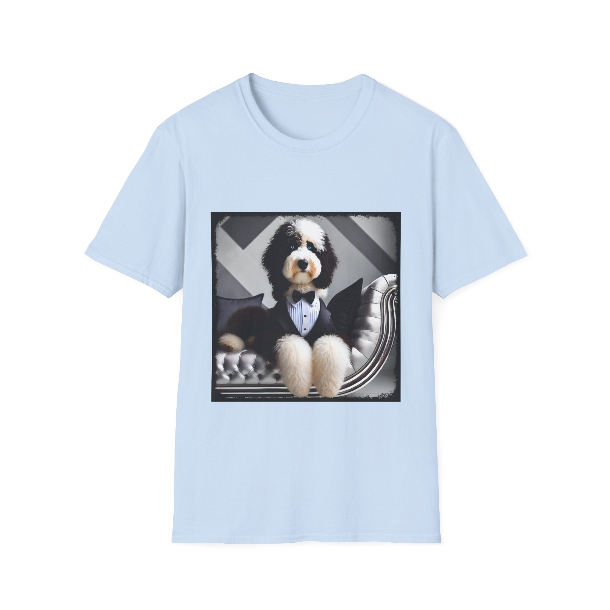 Sheepadoodle Distinguished Gent | Unisex Dog T-Shirt