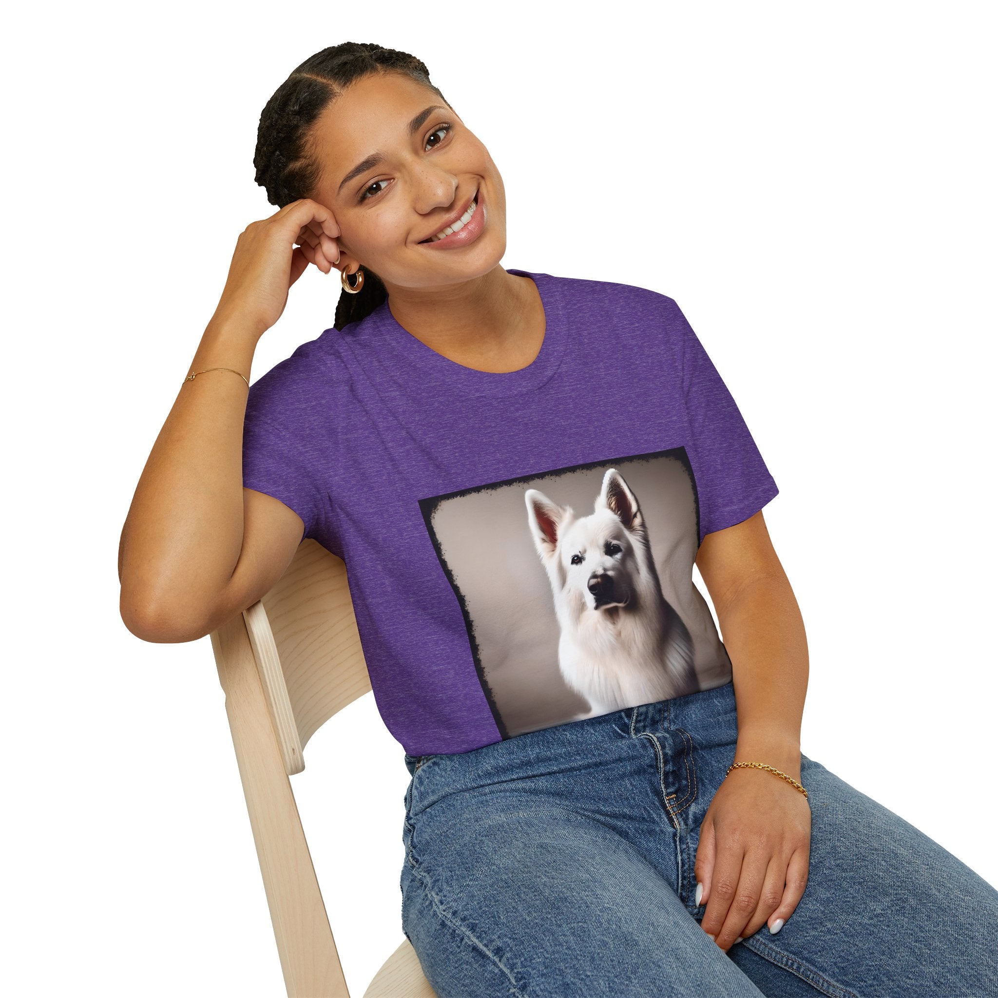 German Shepherd Pure Portrait  | Unisex Dog T-Shirt