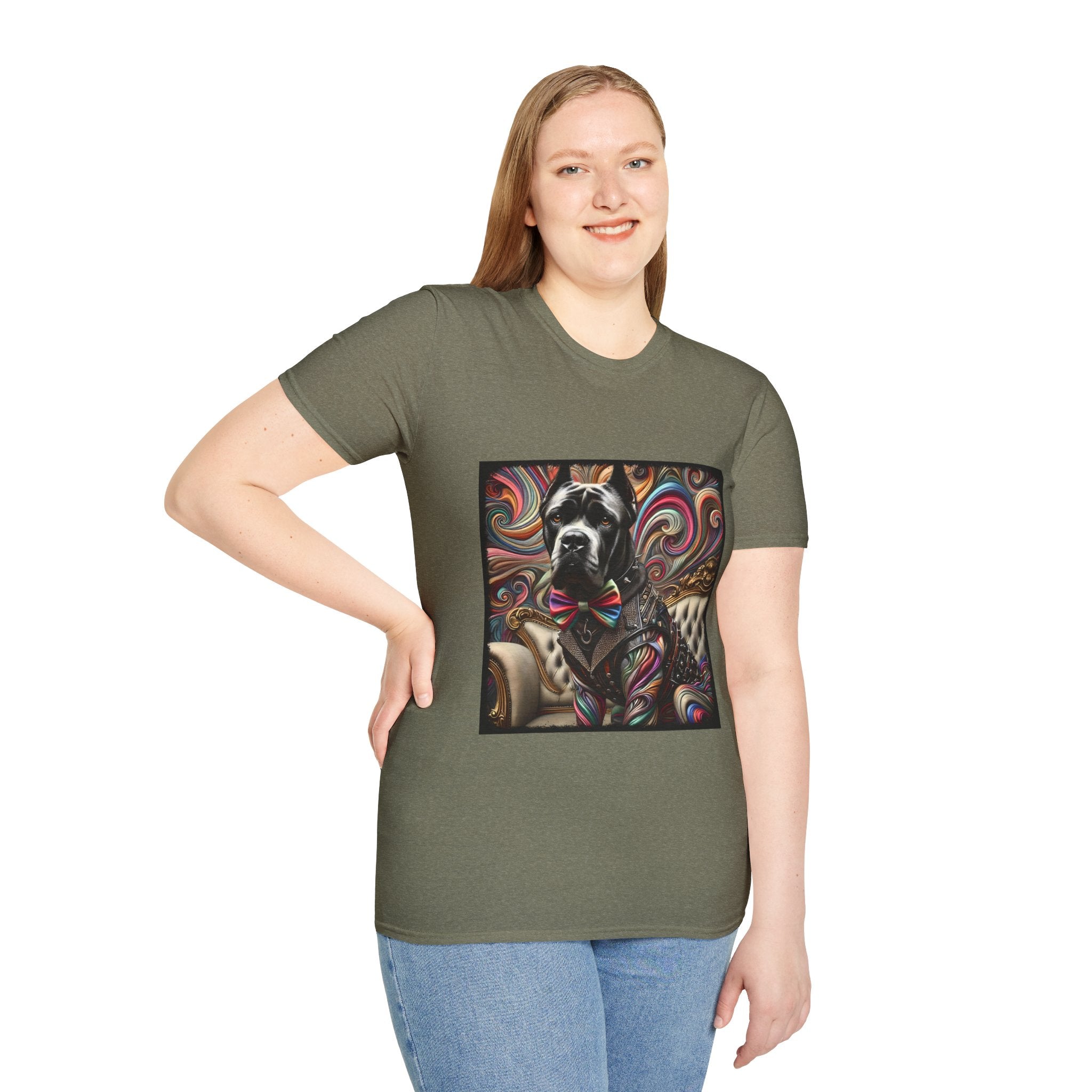 Cane Corso Edgy Rocker  | Unisex Dog T-Shirt