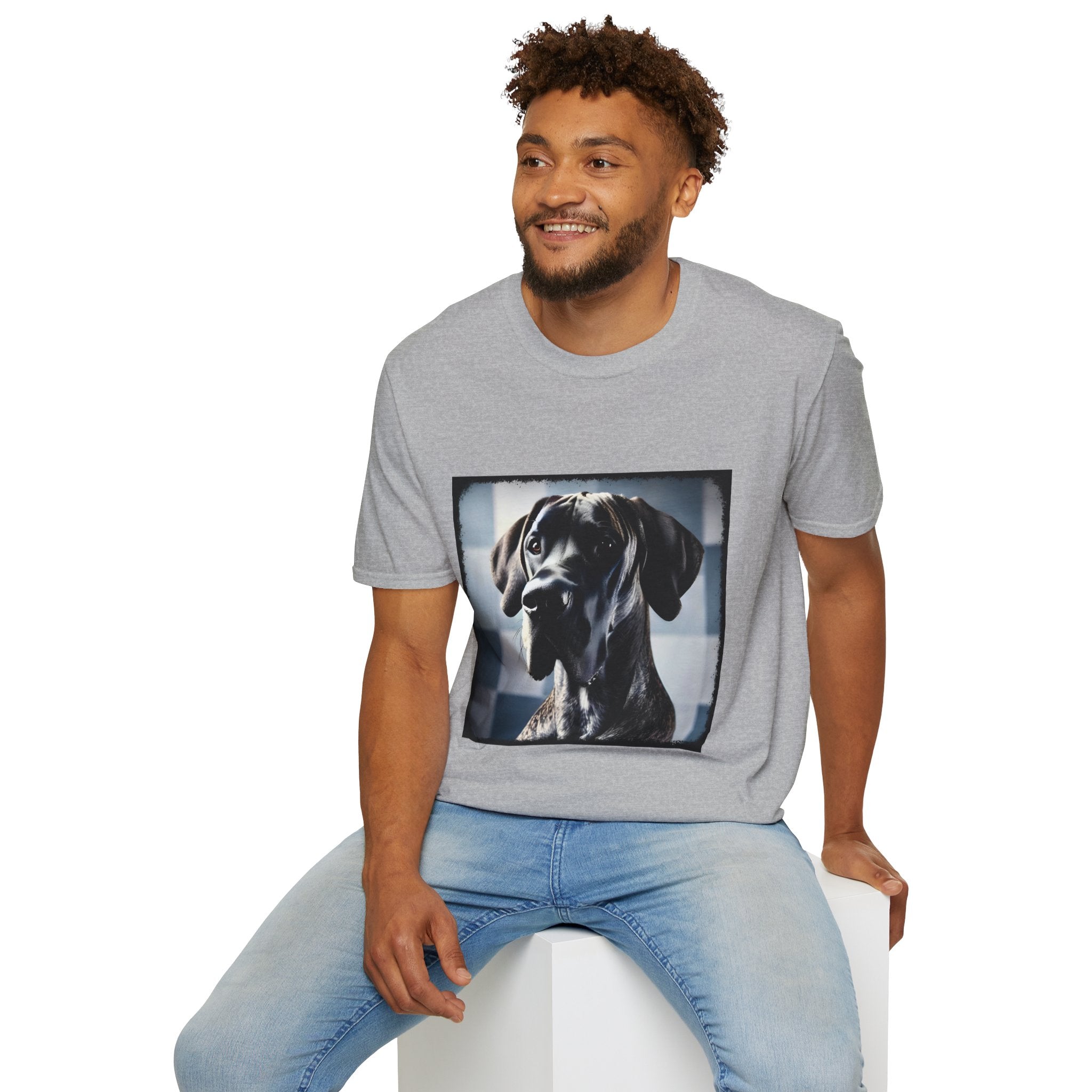 Great Dane Modern Muse | Unisex Dog T-Shirt