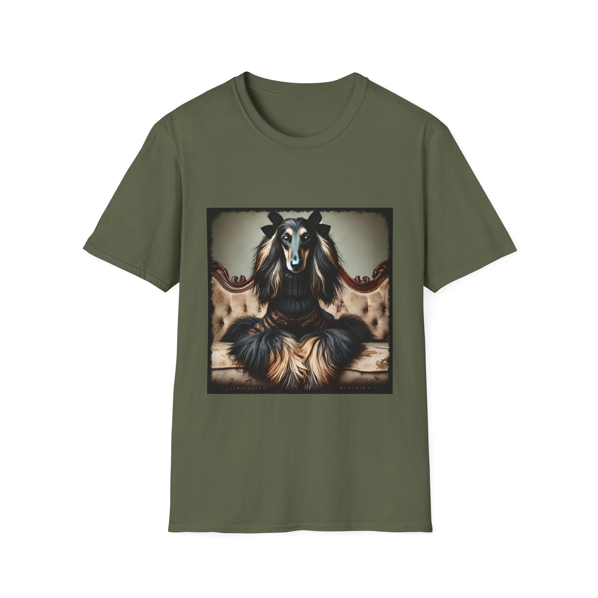 Afghan Hound Bold Icon | Unisex Dog T-Shirt