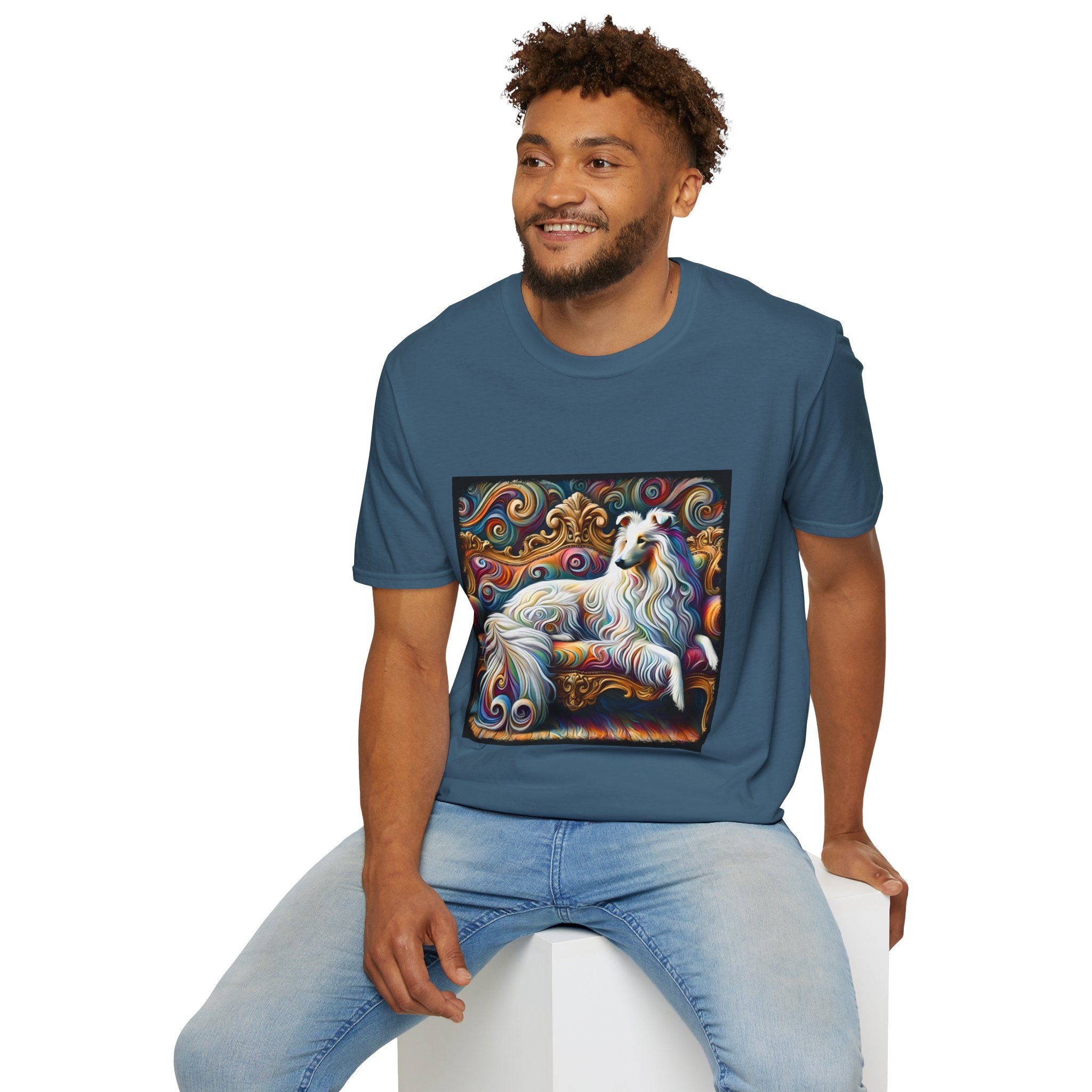Collie Divine Swirl | Unisex Dog T-Shirt