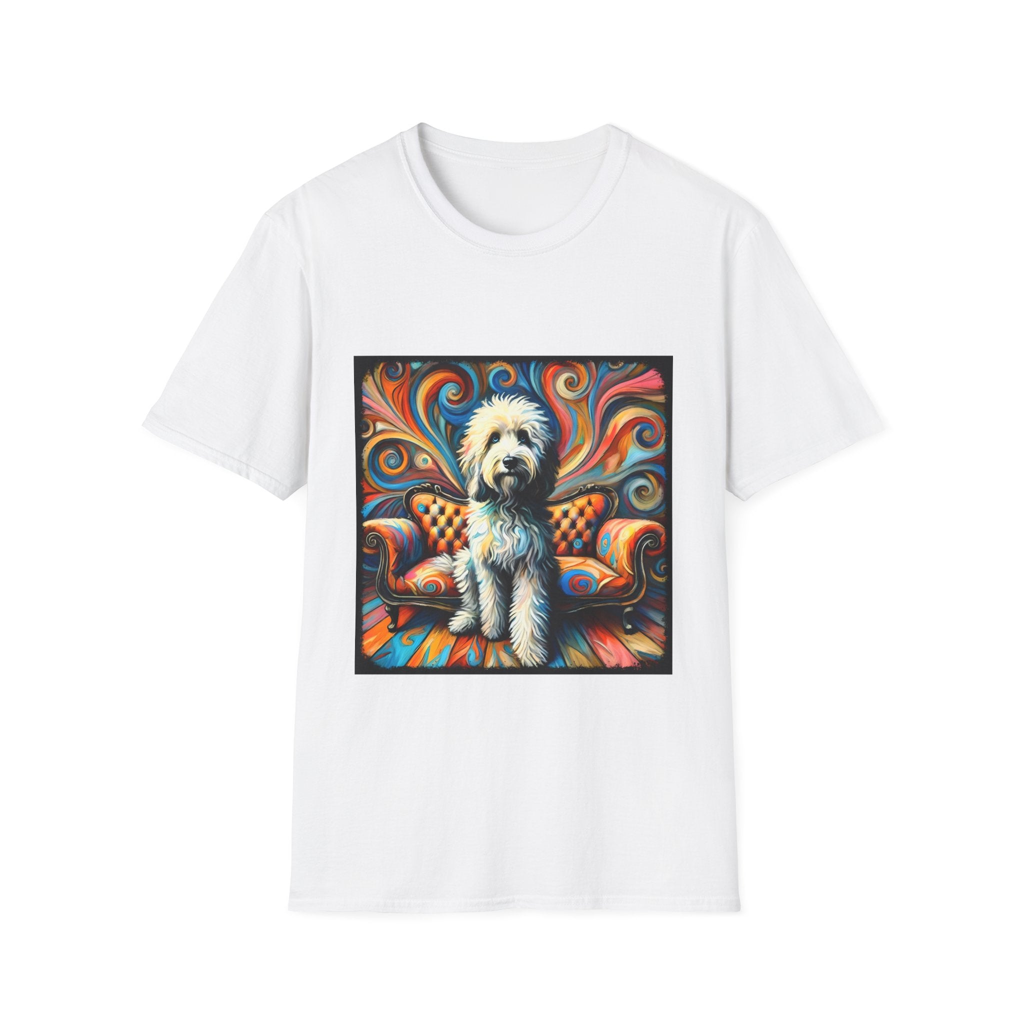 Sheepadoodle Bold Swirl | Unisex Dog T-Shirt