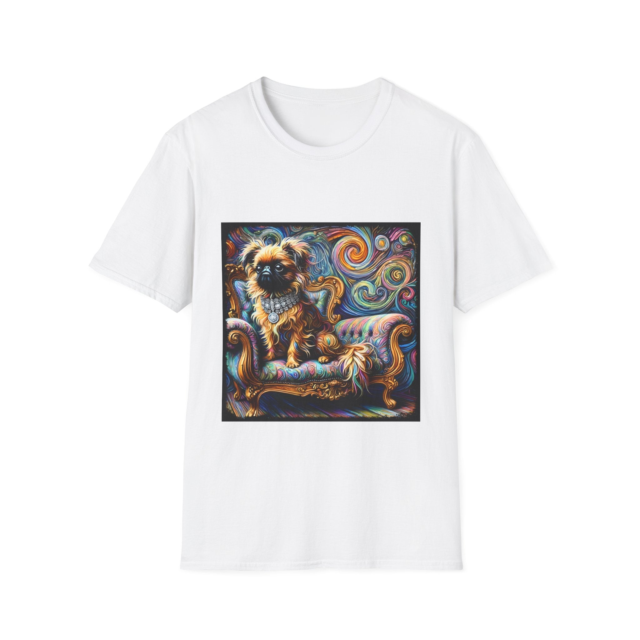 Brussels Griffon Diamond Swirl | Unisex Dog T-Shirt