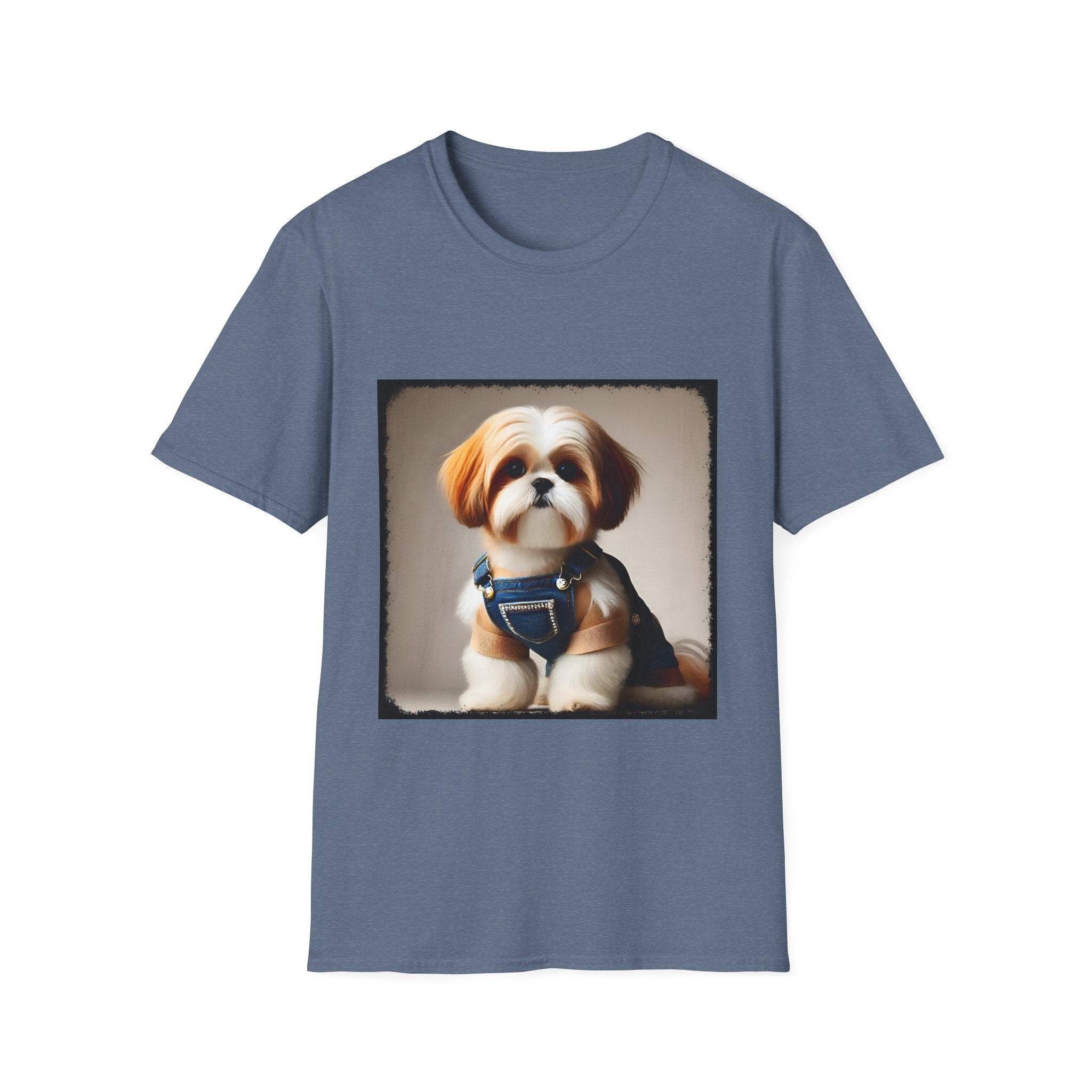 Shih Tzu Denim Mood | Unisex Dog T-Shirt