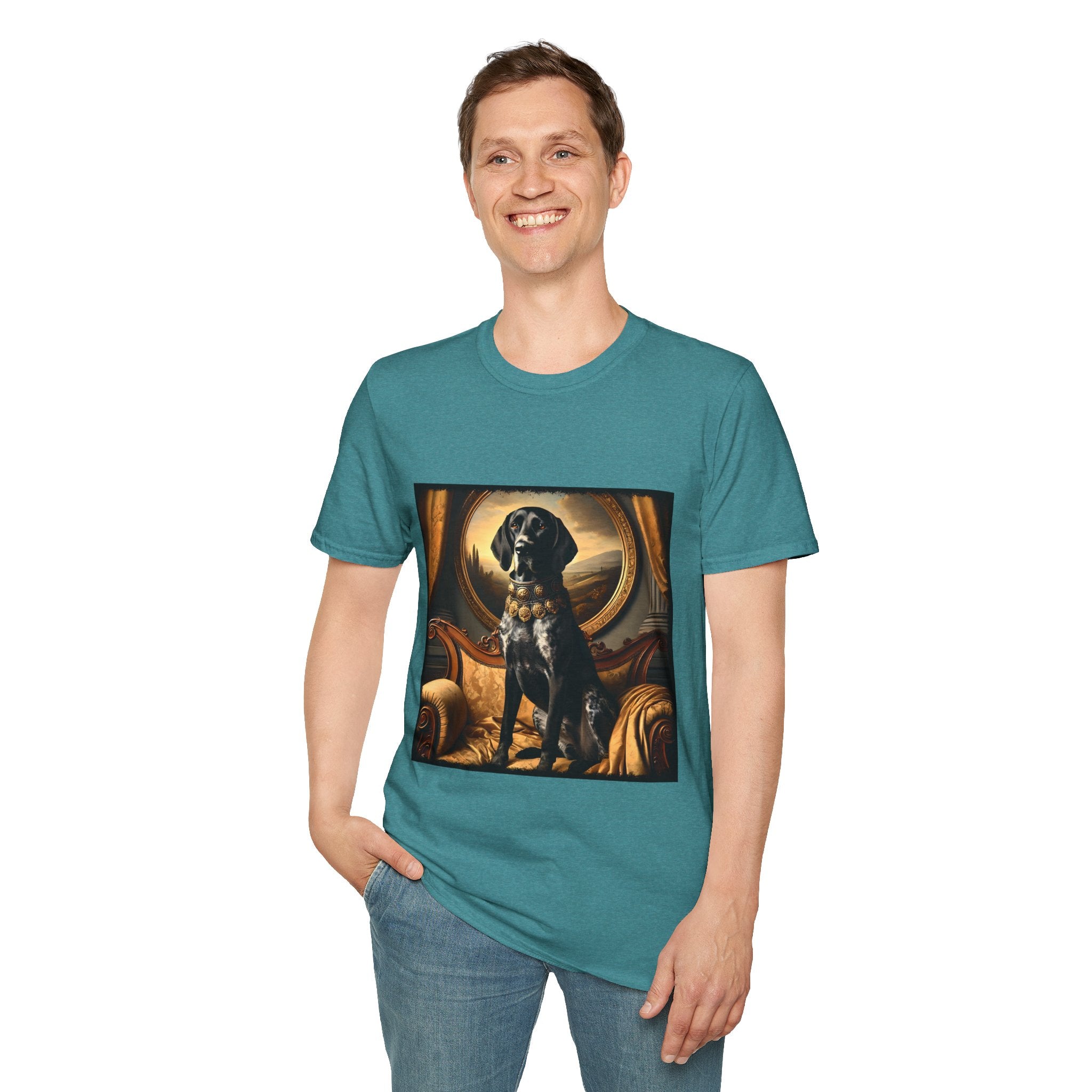 German Shorthaired Pointer Posh Prince  | Unisex Dog T-Shirt