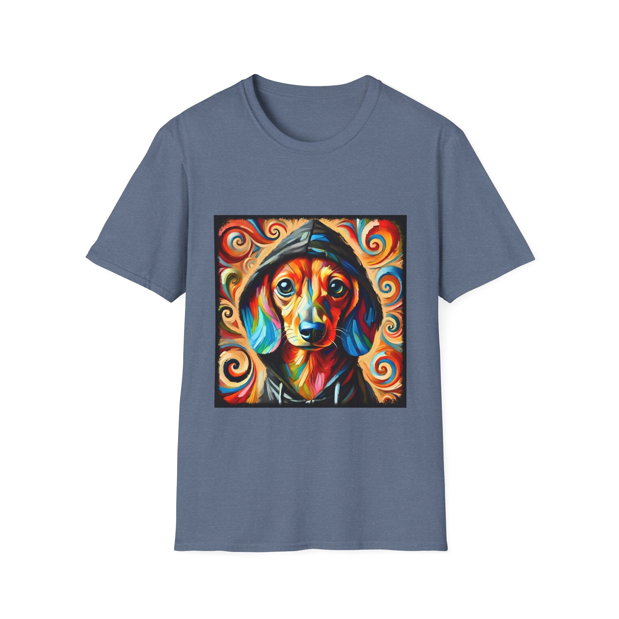 Dachshund Urban Swirl | Unisex Softstyle T-Shirt