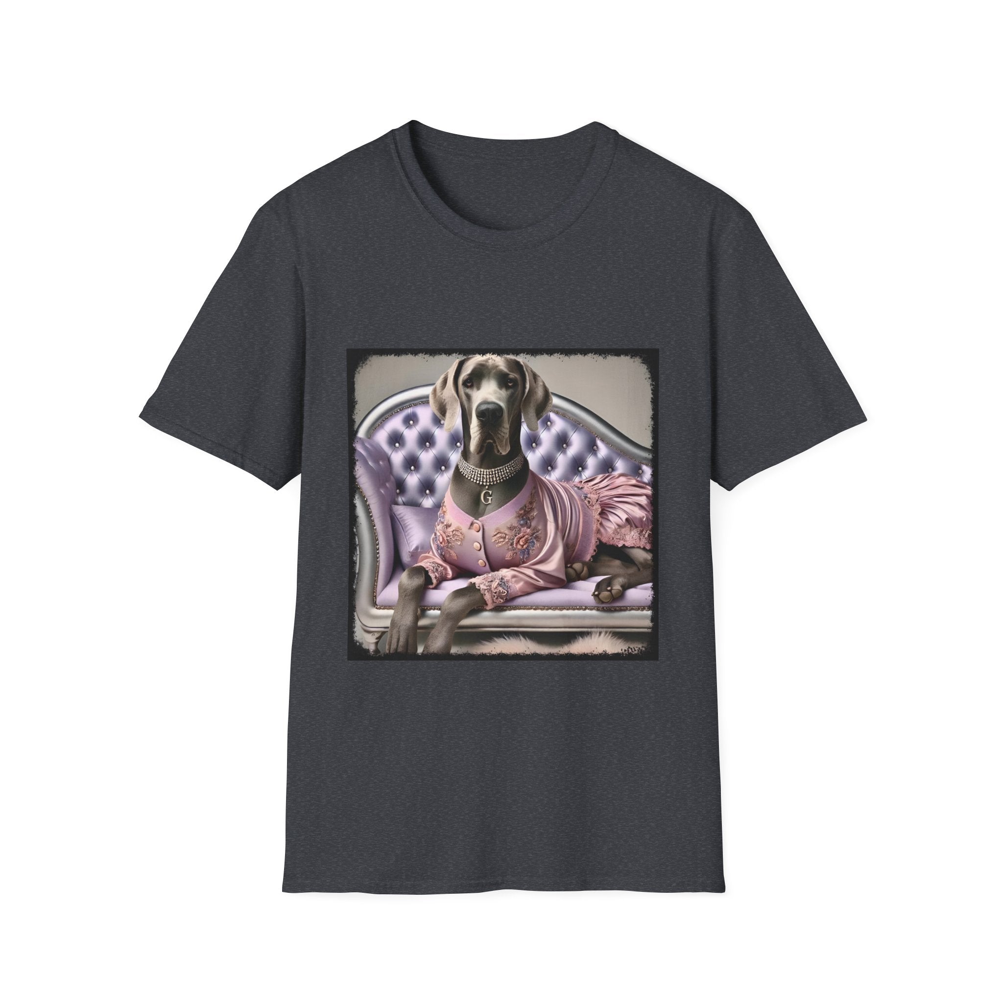 Great Dane Violet Vixen | Unisex Dog T-Shirt