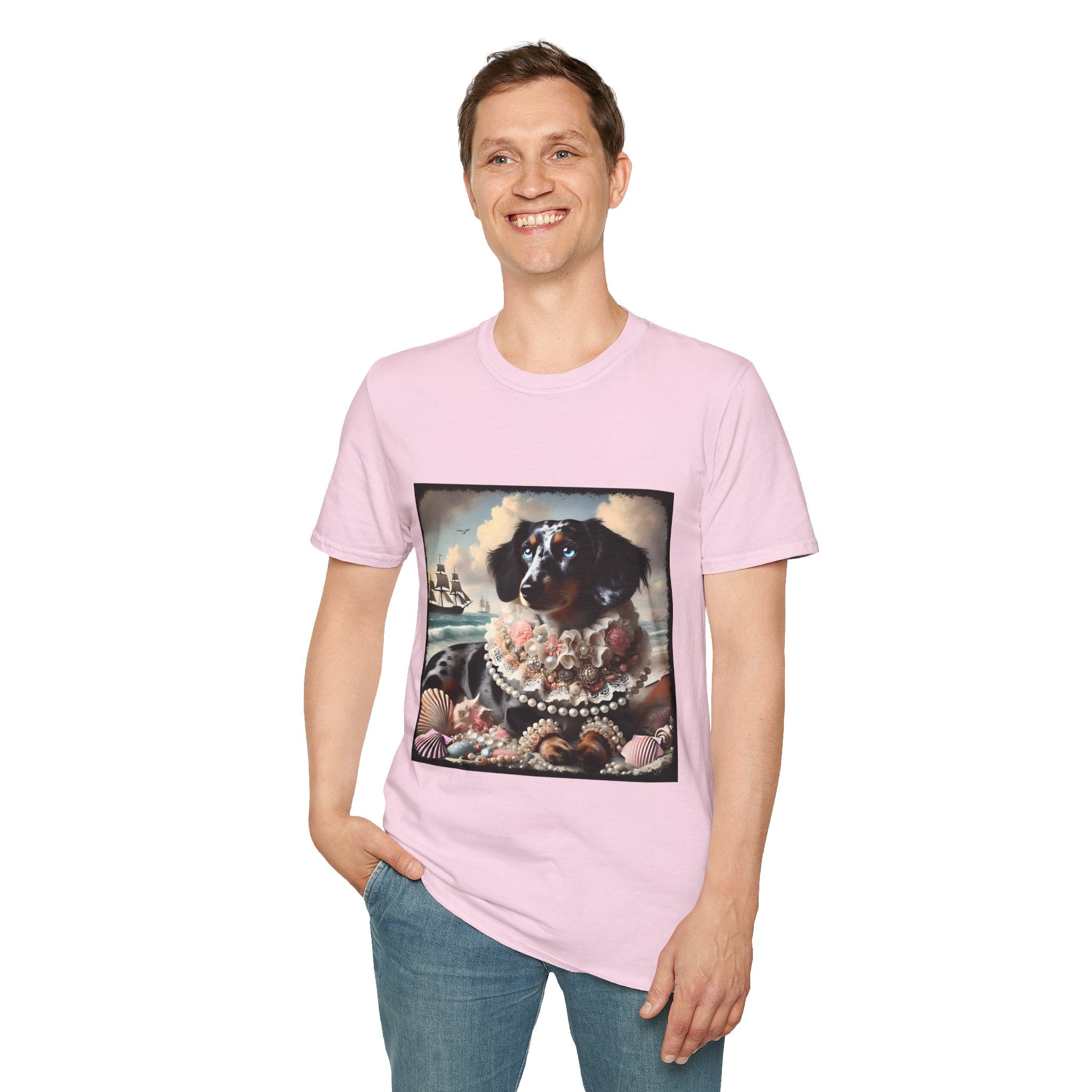 Dachshund Beach Beauty | Unisex Dog T-Shirt