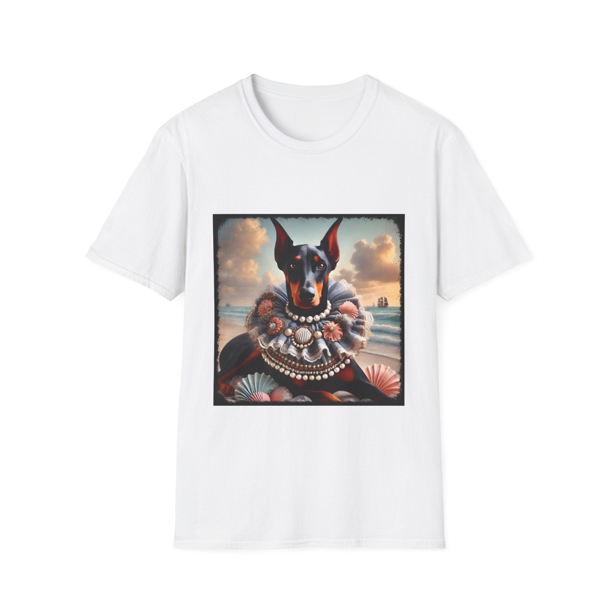 Doberman Pinscher Beach Dream | Unisex Dog T-Shirt