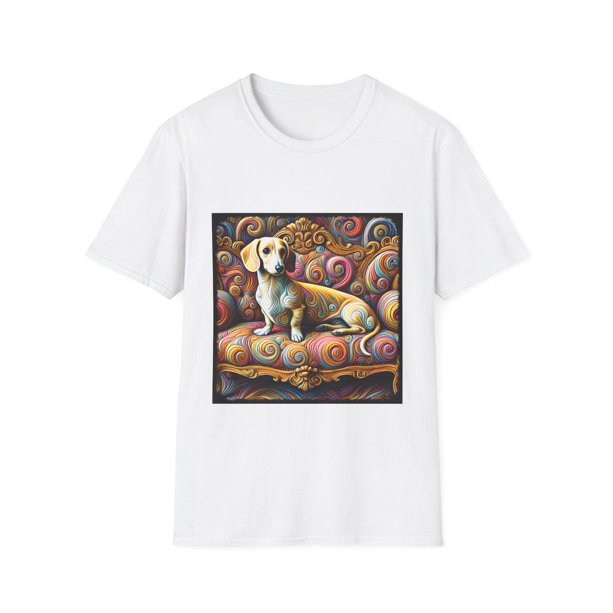 Dachshund Exquisite Swirl | Unisex Dog T-Shirt