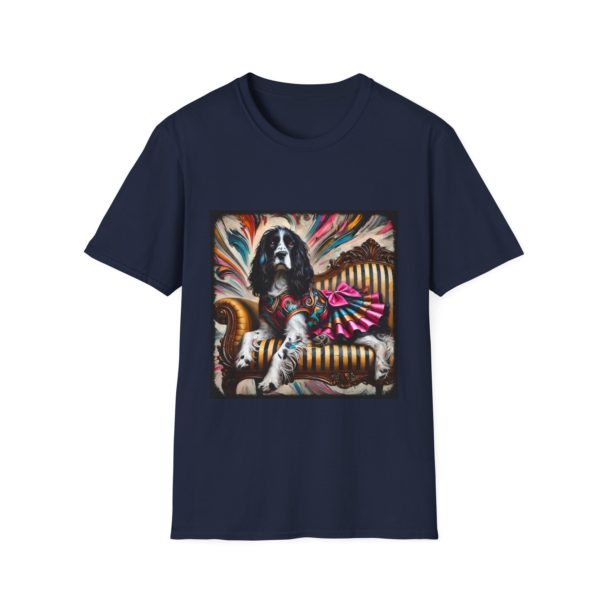 English Springer Spaniel Rebel Rocker | Unisex Dog T-Shirt