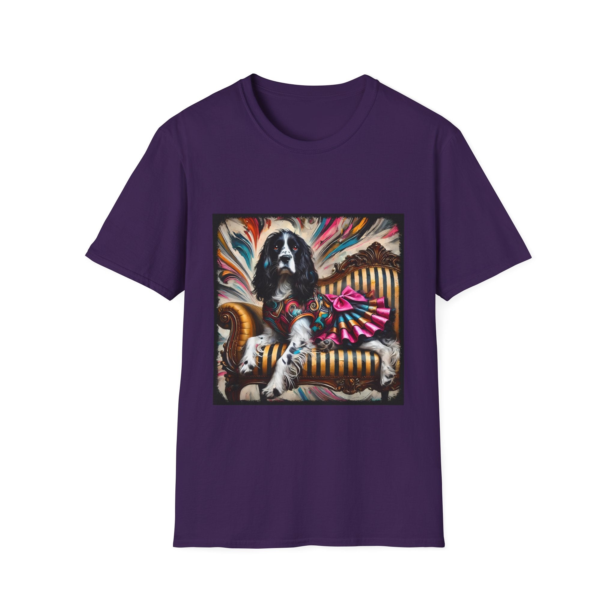 English Springer Spaniel Rebel Rocker | Unisex Dog T-Shirt