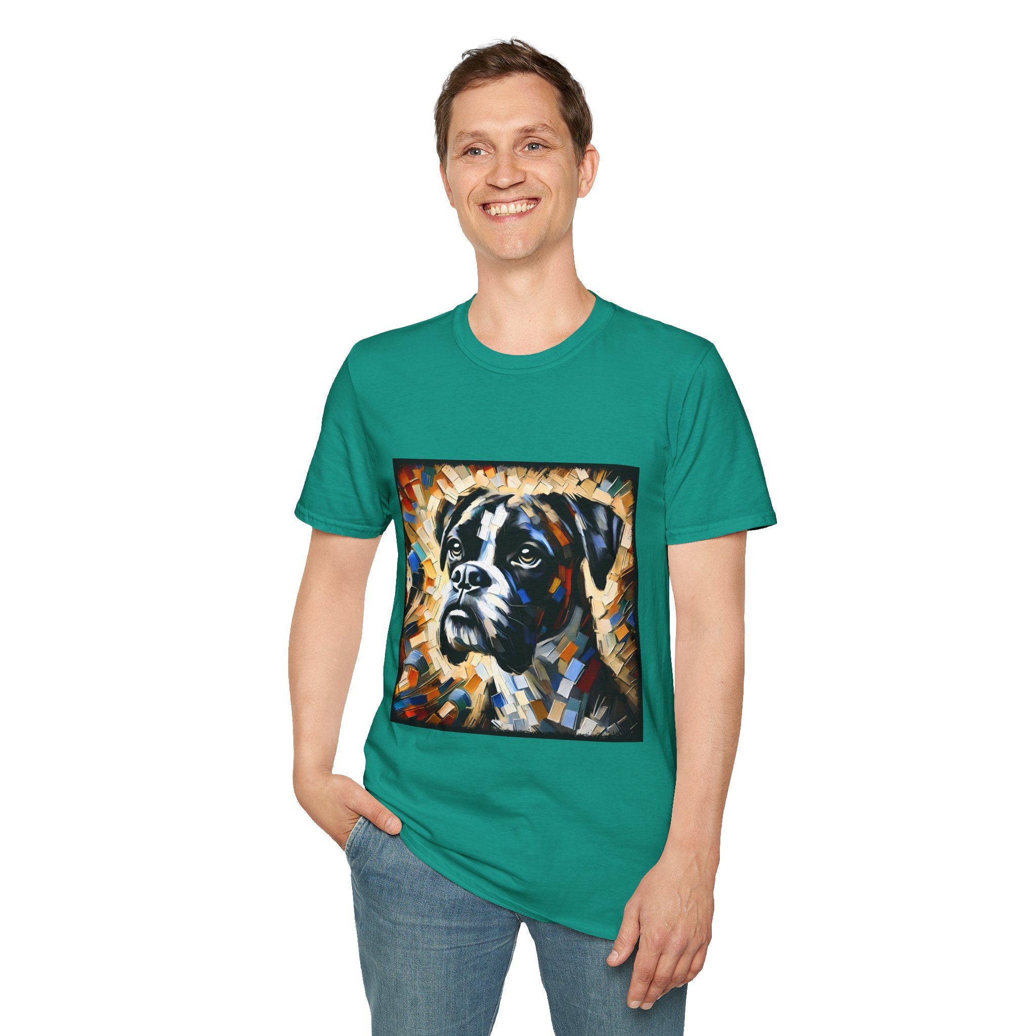 Boxer Pixel Classic | Unisex Dog T-Shirt