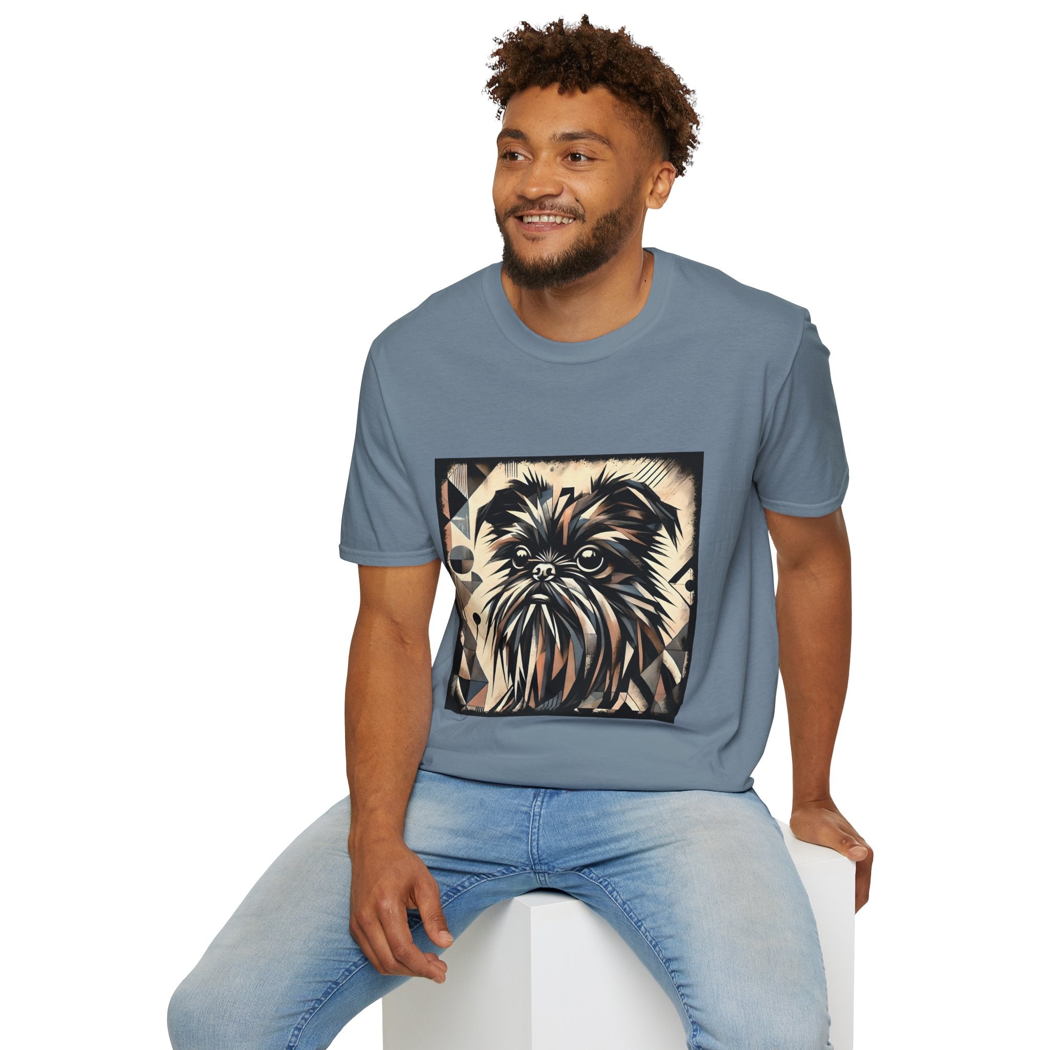 Brussels Griffon Bold Geometric | Unisex Dog T-Shirt