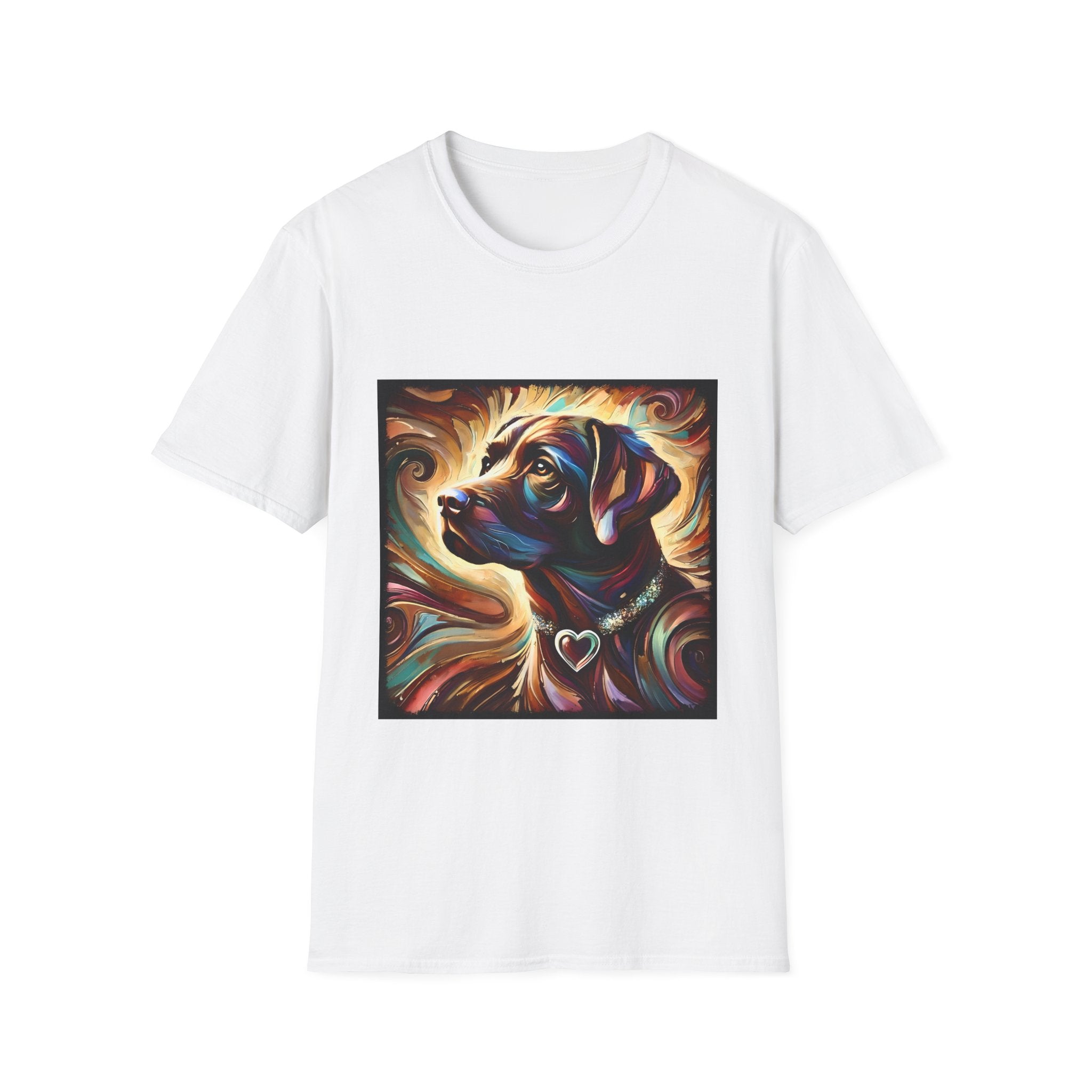 Labrador Retriever Warm Heart Swirl | Unisex Dog T-Shirt