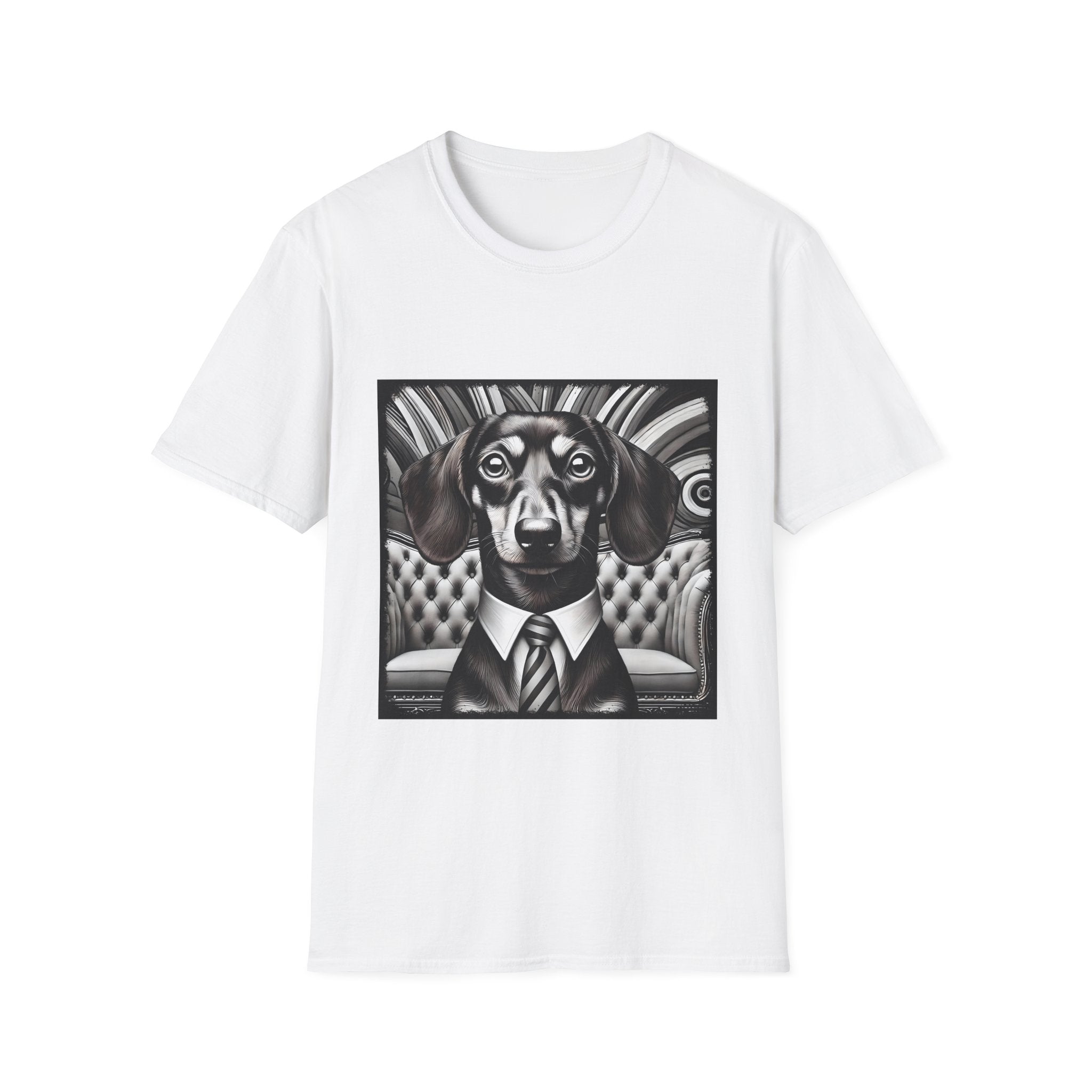 Dachshund B&W Gentleman | Unisex Dog T-Shirt