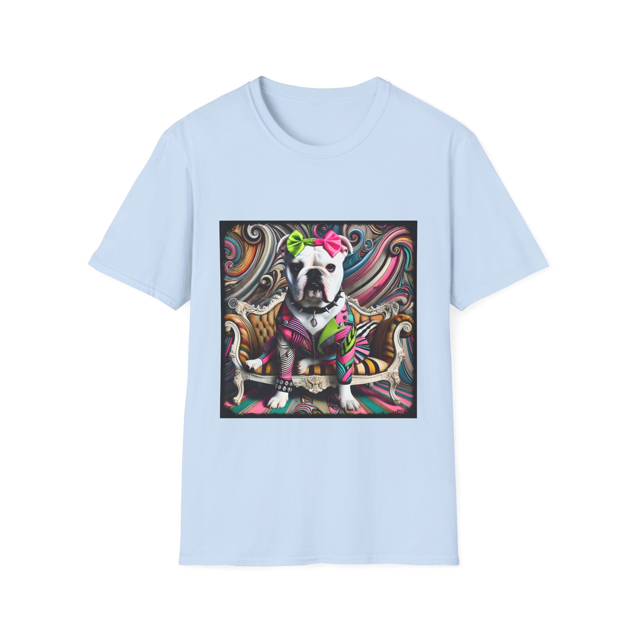Bulldog Princess Rocker | Unisex Dog T-Shirt