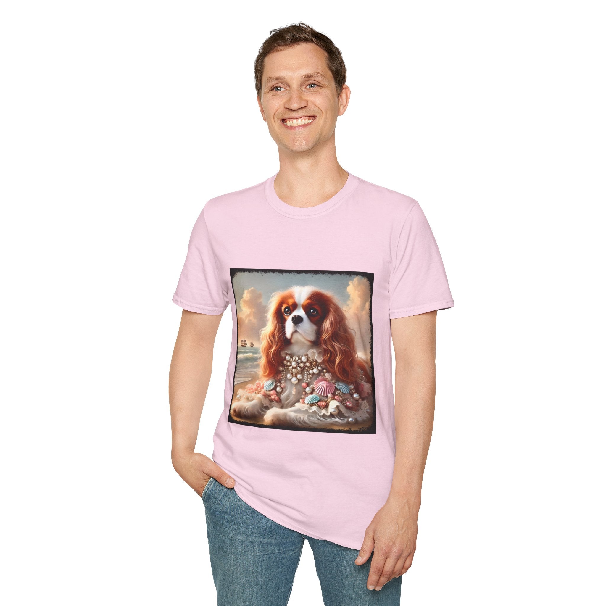 Cavalier King Charles Spaniel Beach Beauty | Unisex Dog T-Shirt