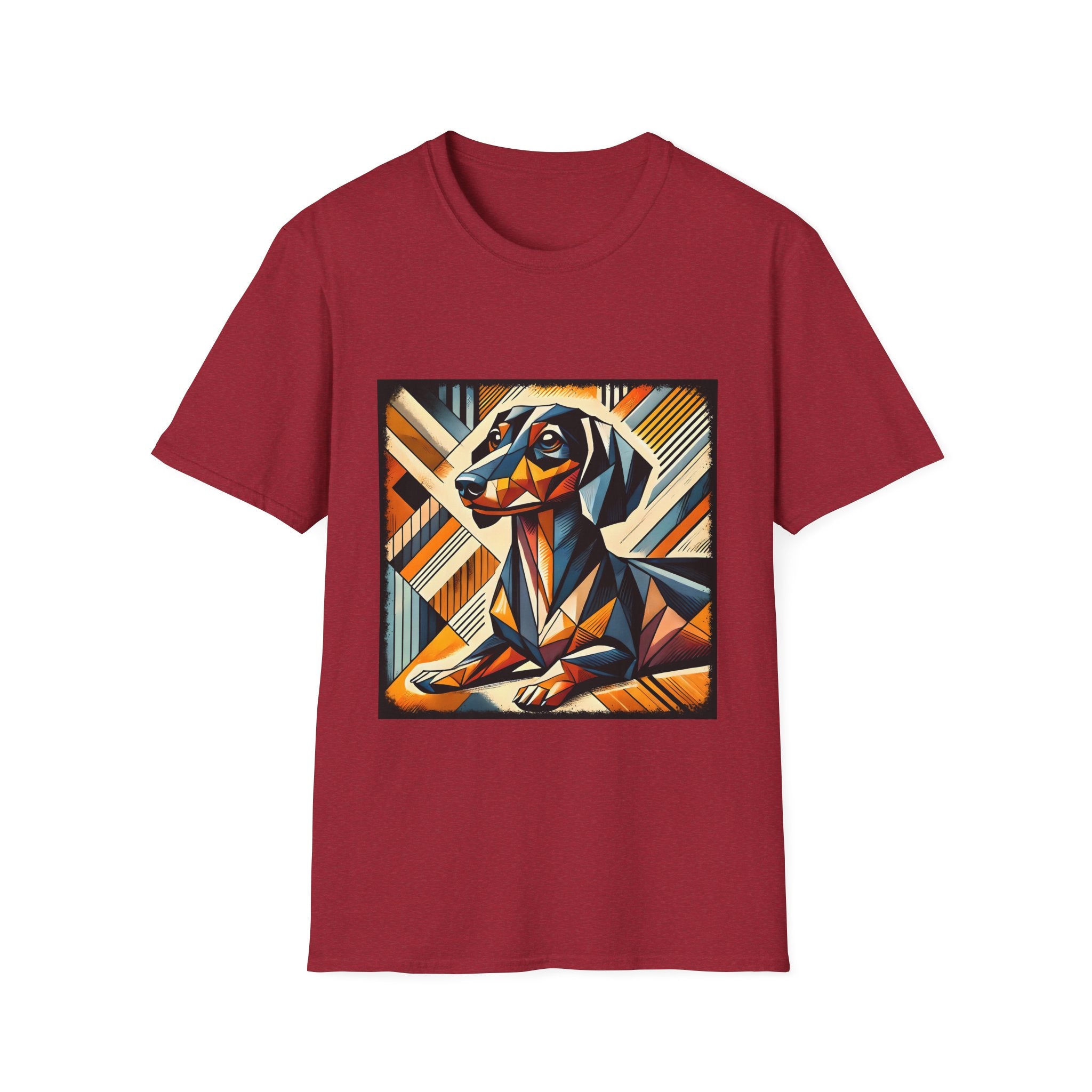 Dachshund Bold Geometric | Unisex Dog T-Shirt
