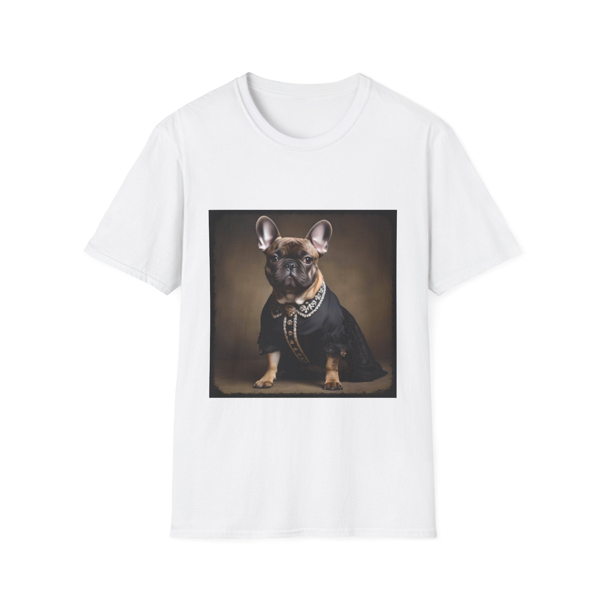 French Bulldog Portrait of a Lady | Unisex Dog T-Shirt